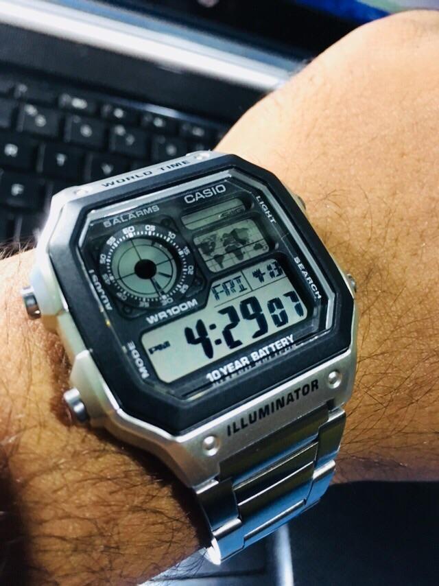 [Casio Royale AE 1200WH] First digital watch after 10+ years with