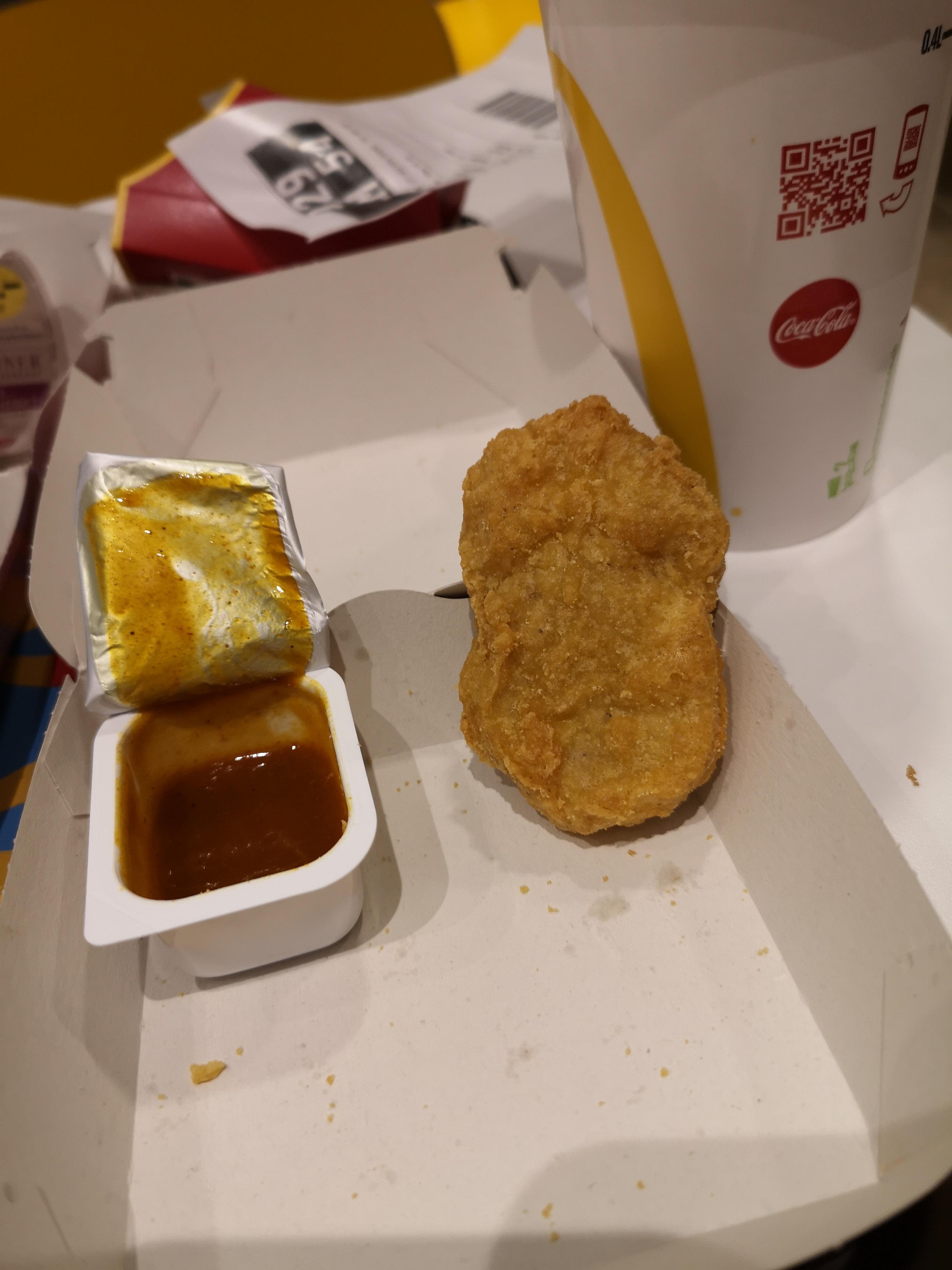 The double nugget +10 luck, +20 satisfaction, +100 sauce consumption