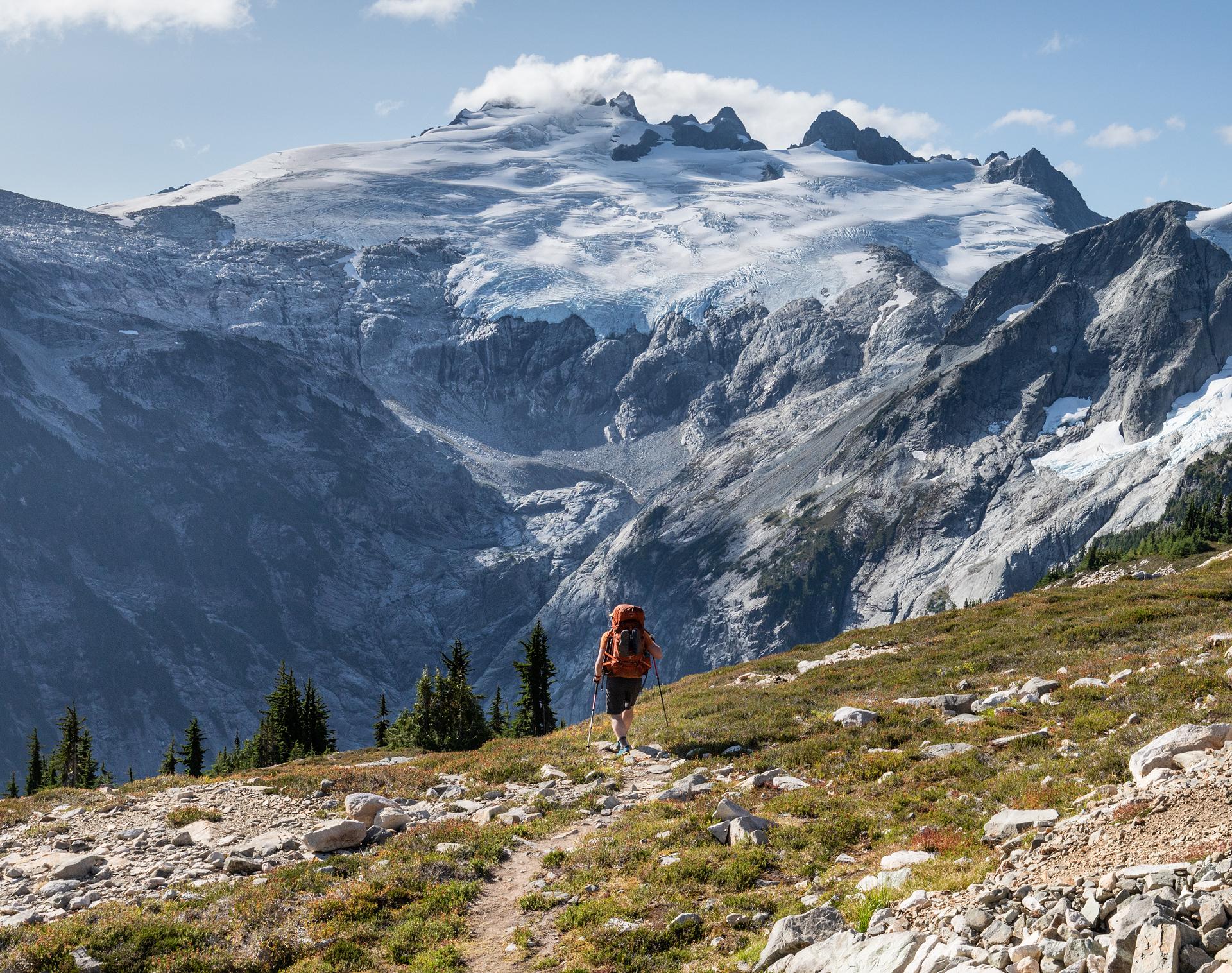 Backpacking in North Cascades National Park with Mount Challenger