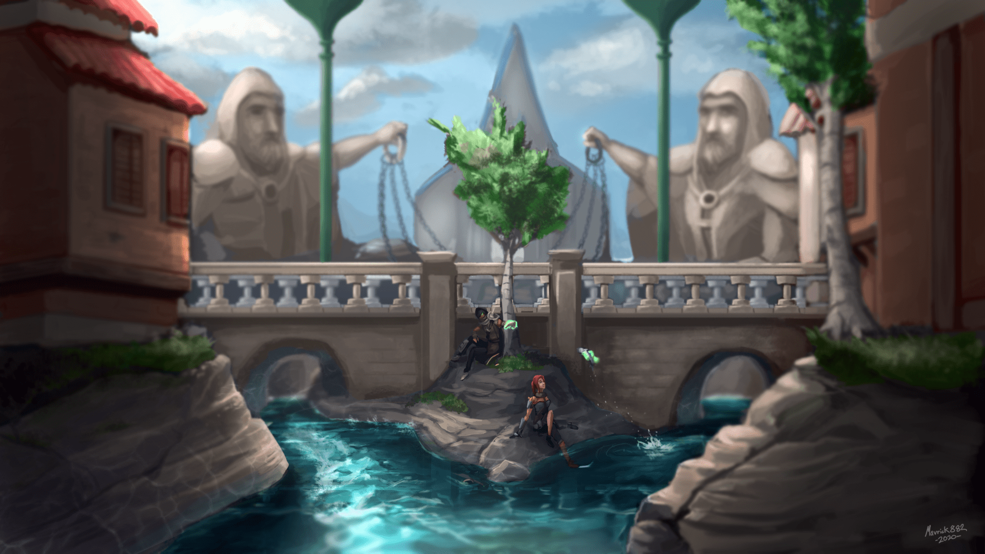 Fan Art A relaxing day off in Ashdale r/runescape