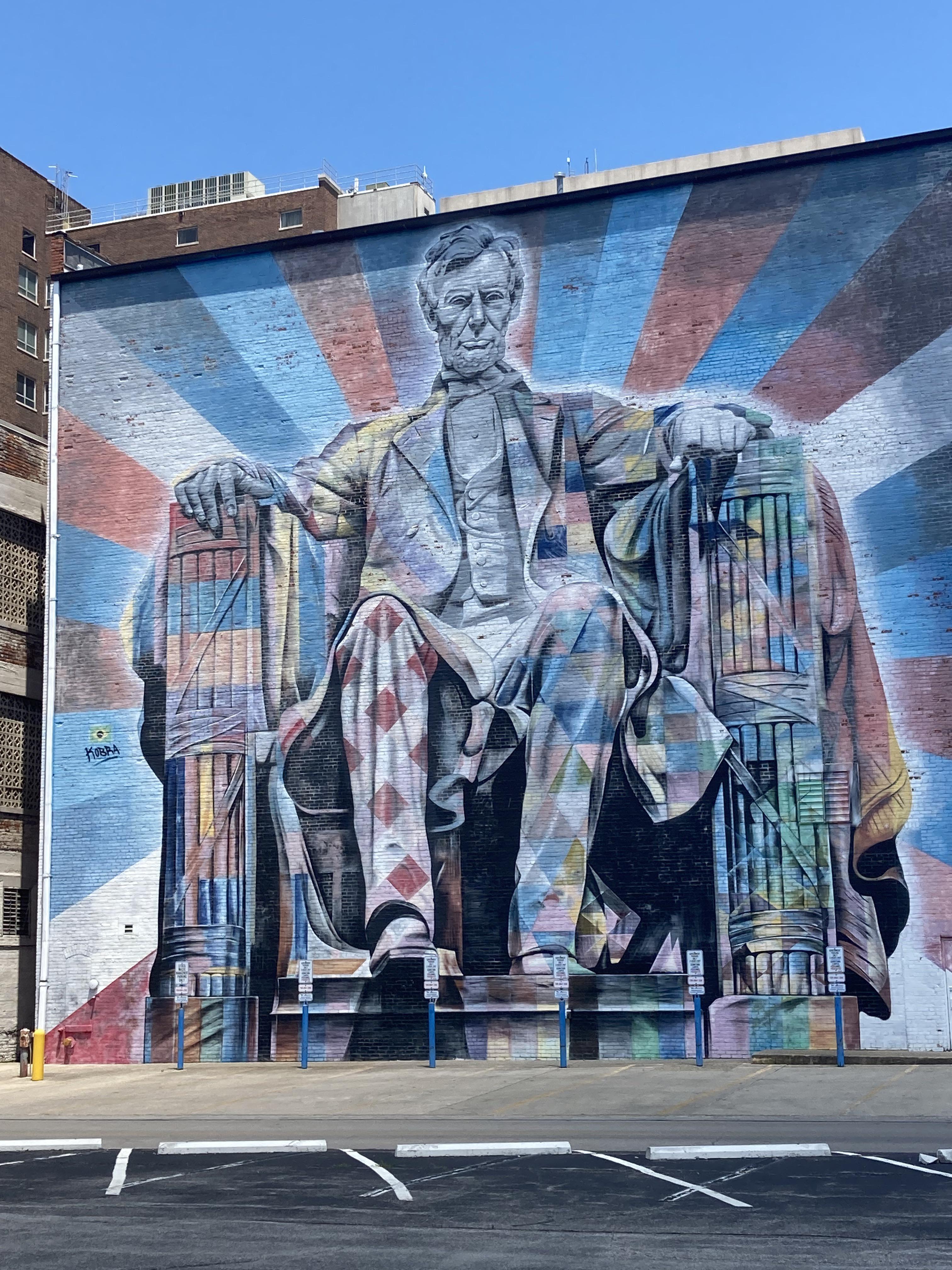 Abraham Lincoln Mural Downtown Lexington r/Kentucky