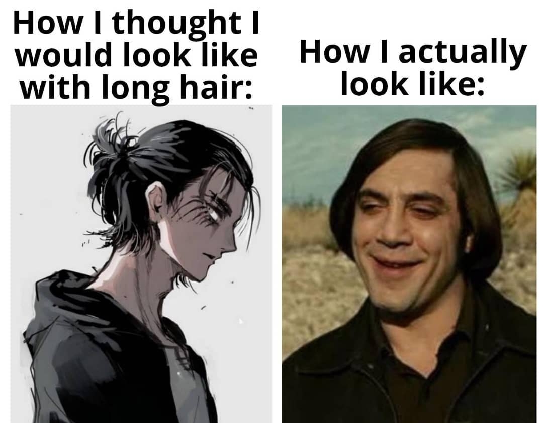 When I try to look like eren yeager Animemes