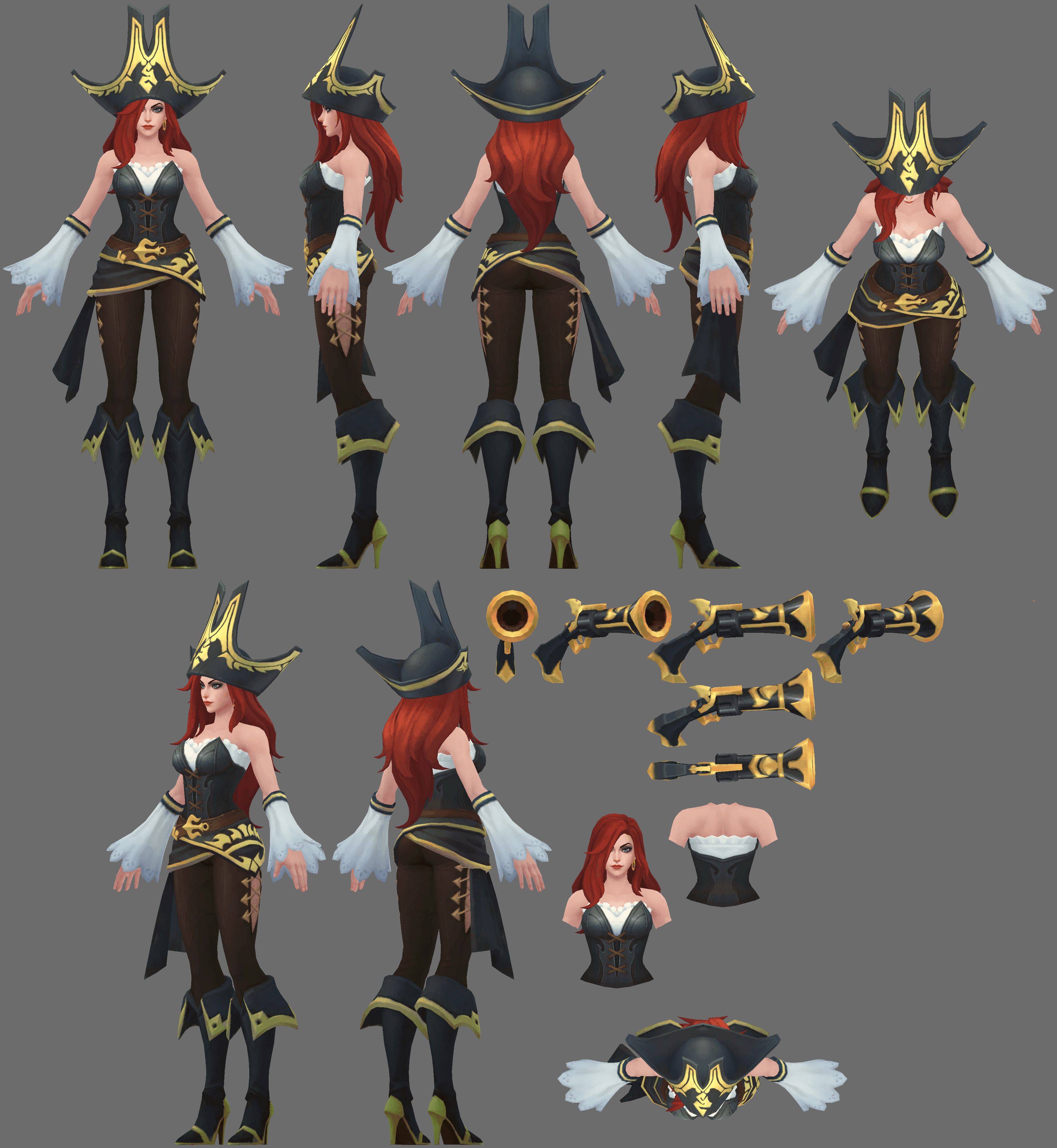 Miss Fortune's Wildrift Model MissFortuneMains