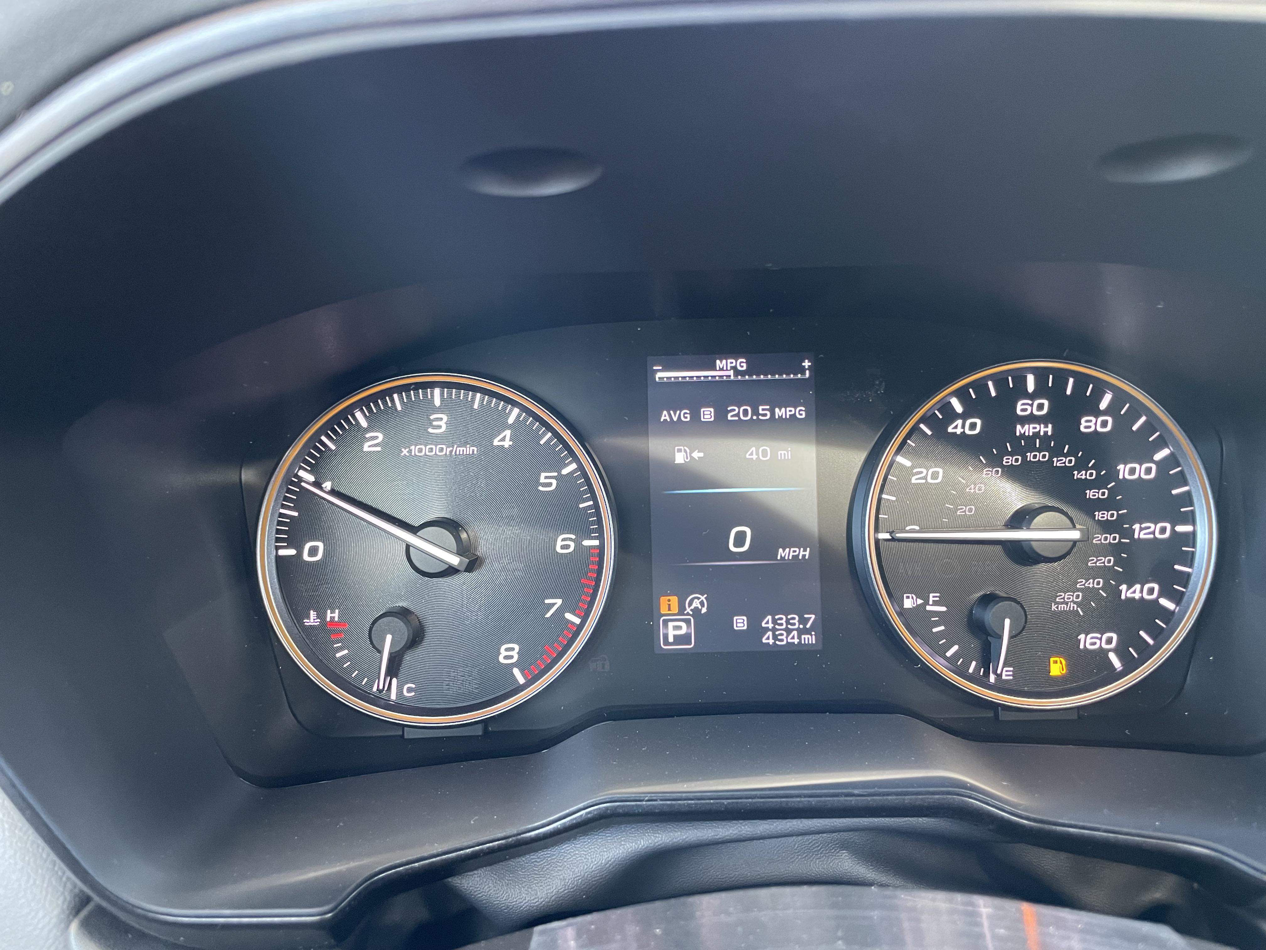 New Subaru Outback Wilderness gas gauge r/subaru