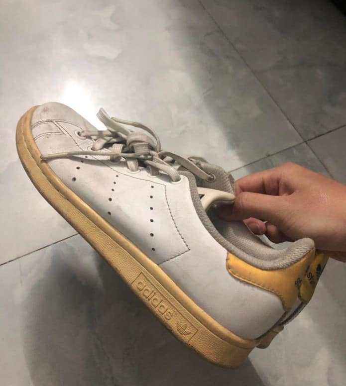 My outsole turned yellowed. It's so ugly. How to make it white again