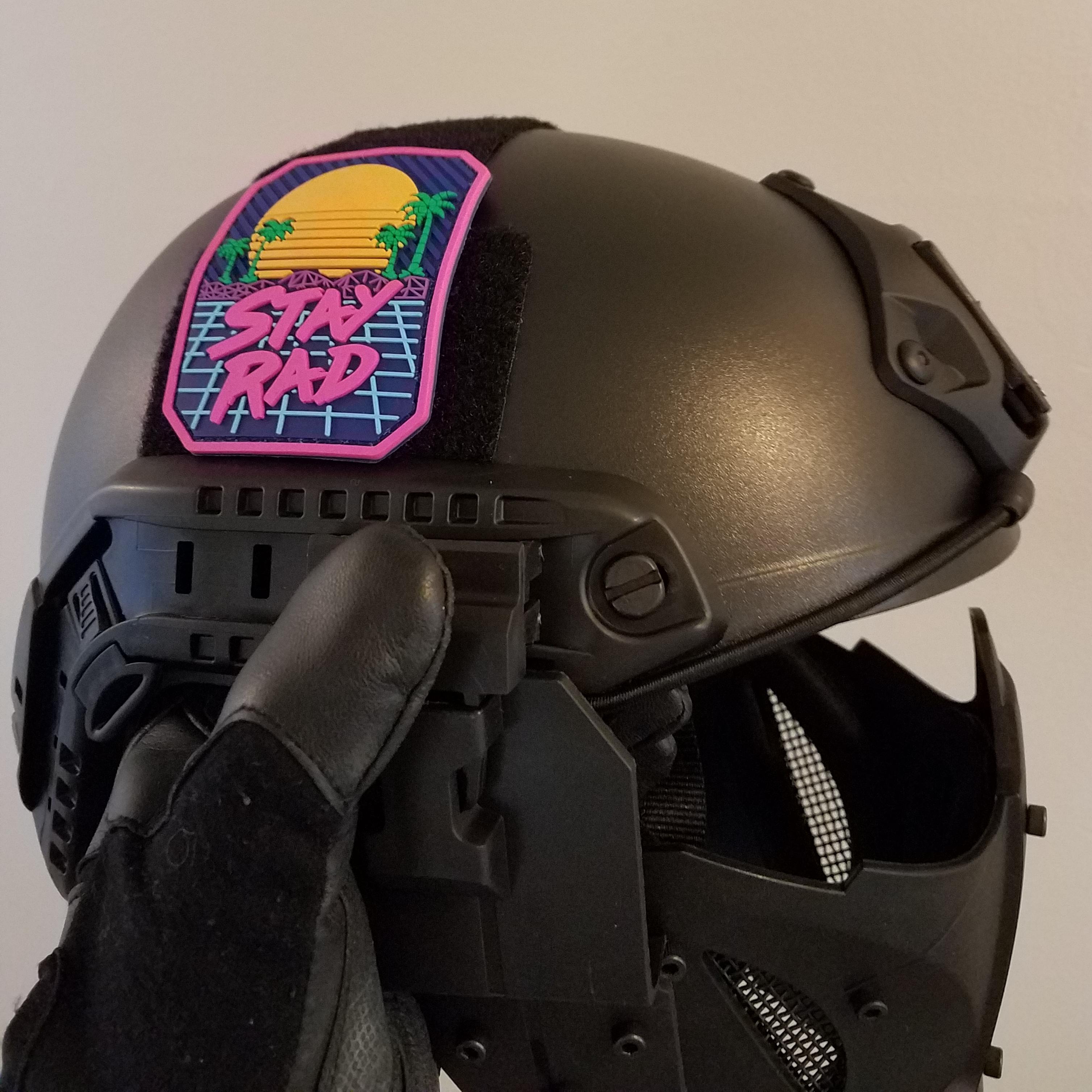 New headgear setup and patch. We smooth operating now. r/airsoft
