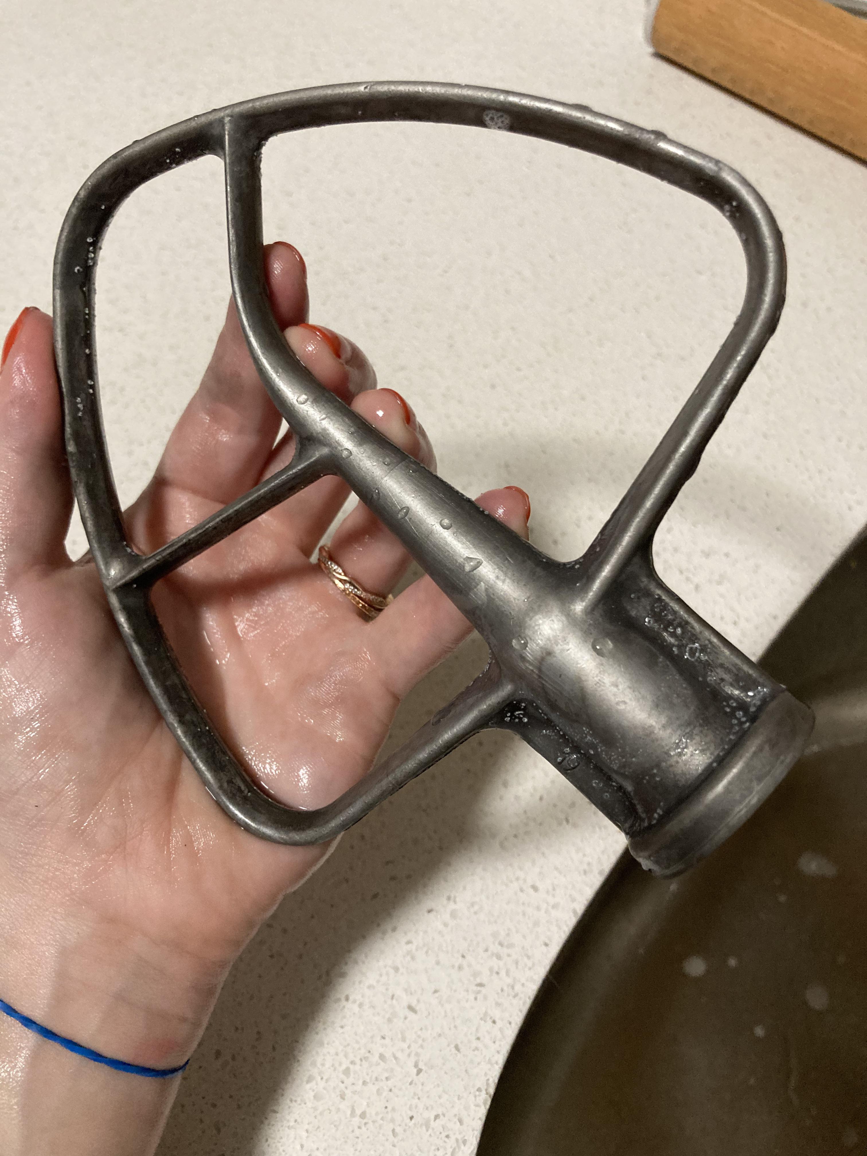 Attachment metal coat is dusty and coming off? Does anyone know how to