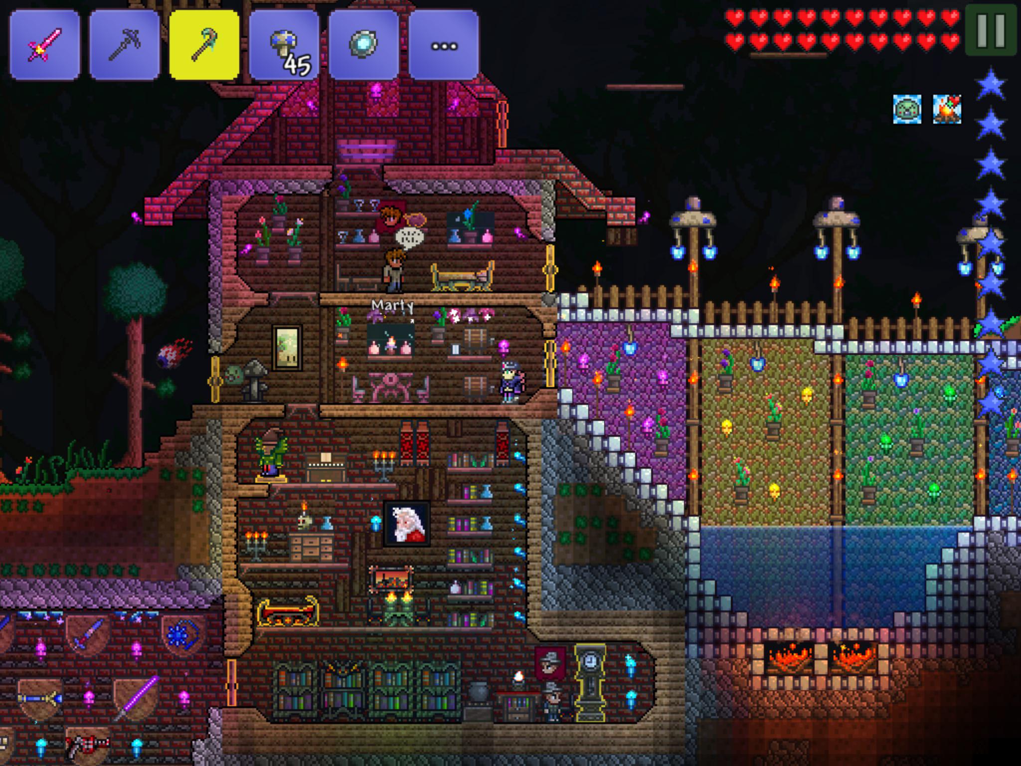 My humble abode with hot tub! Thoughts? r/Terraria