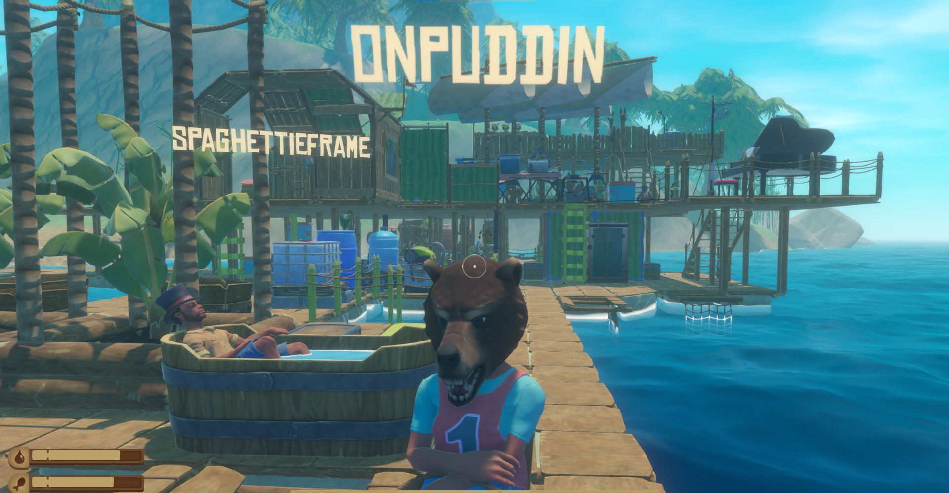 Raft has been such a great game. Here's a photo of some of the crew