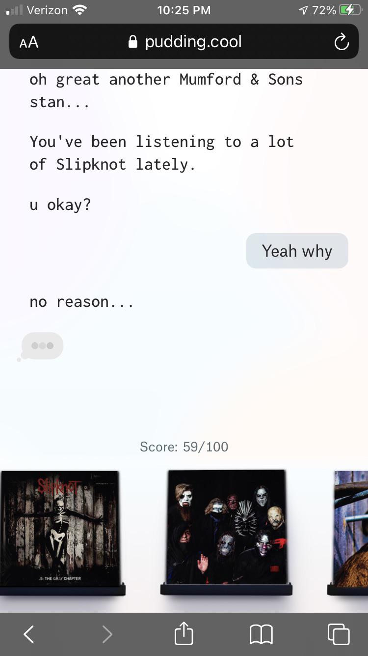 This website called pudding.cool has an AI program that judges how bad