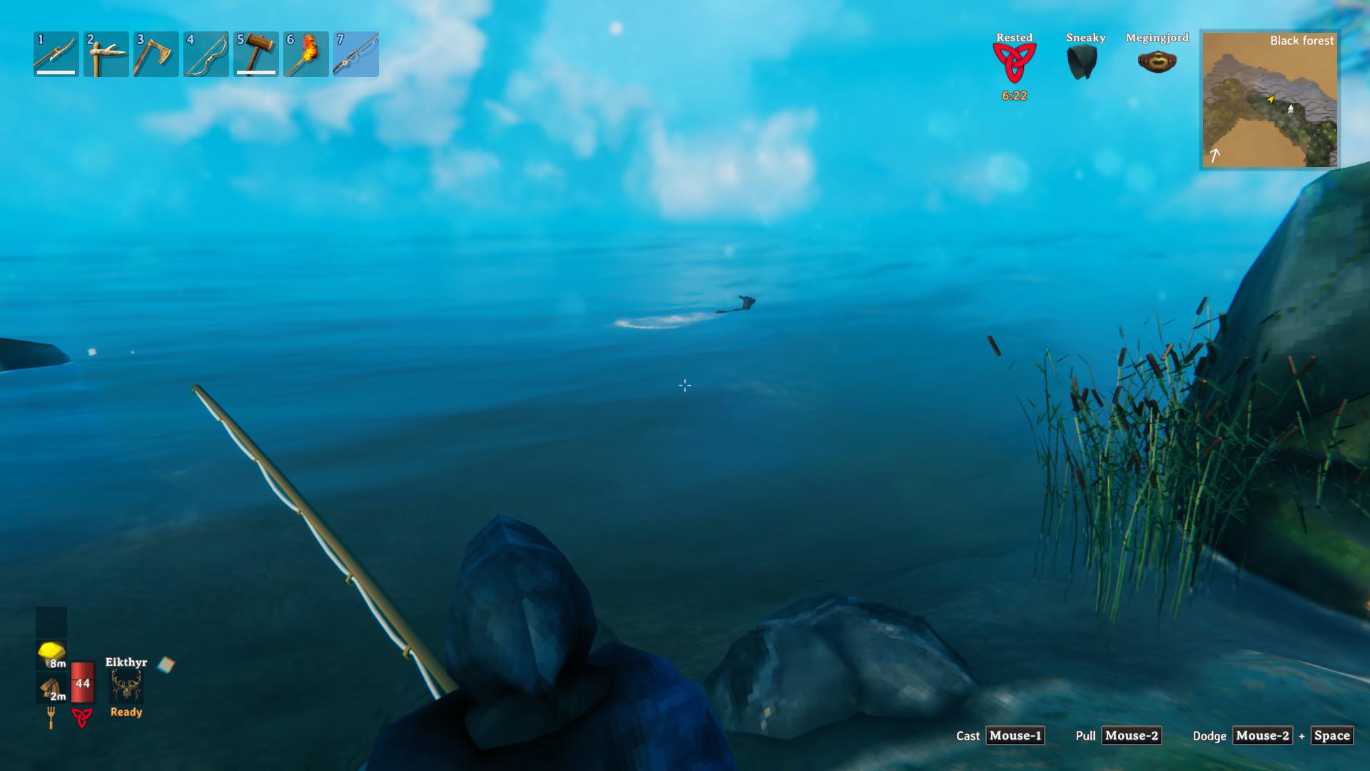 Guys this fish won't take my bait, any tips? r/valheim