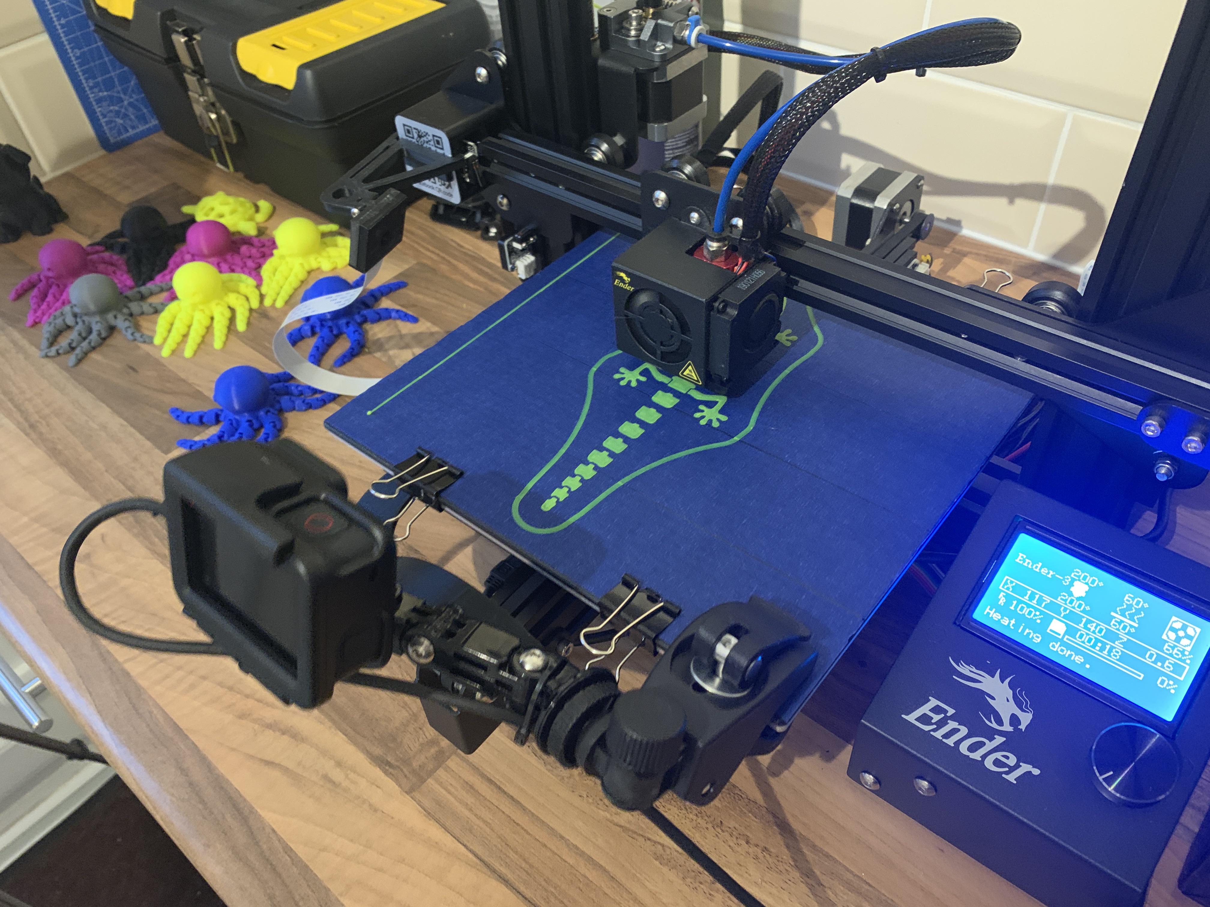 What a difference blue painters tape makes. Have put a glass bed on