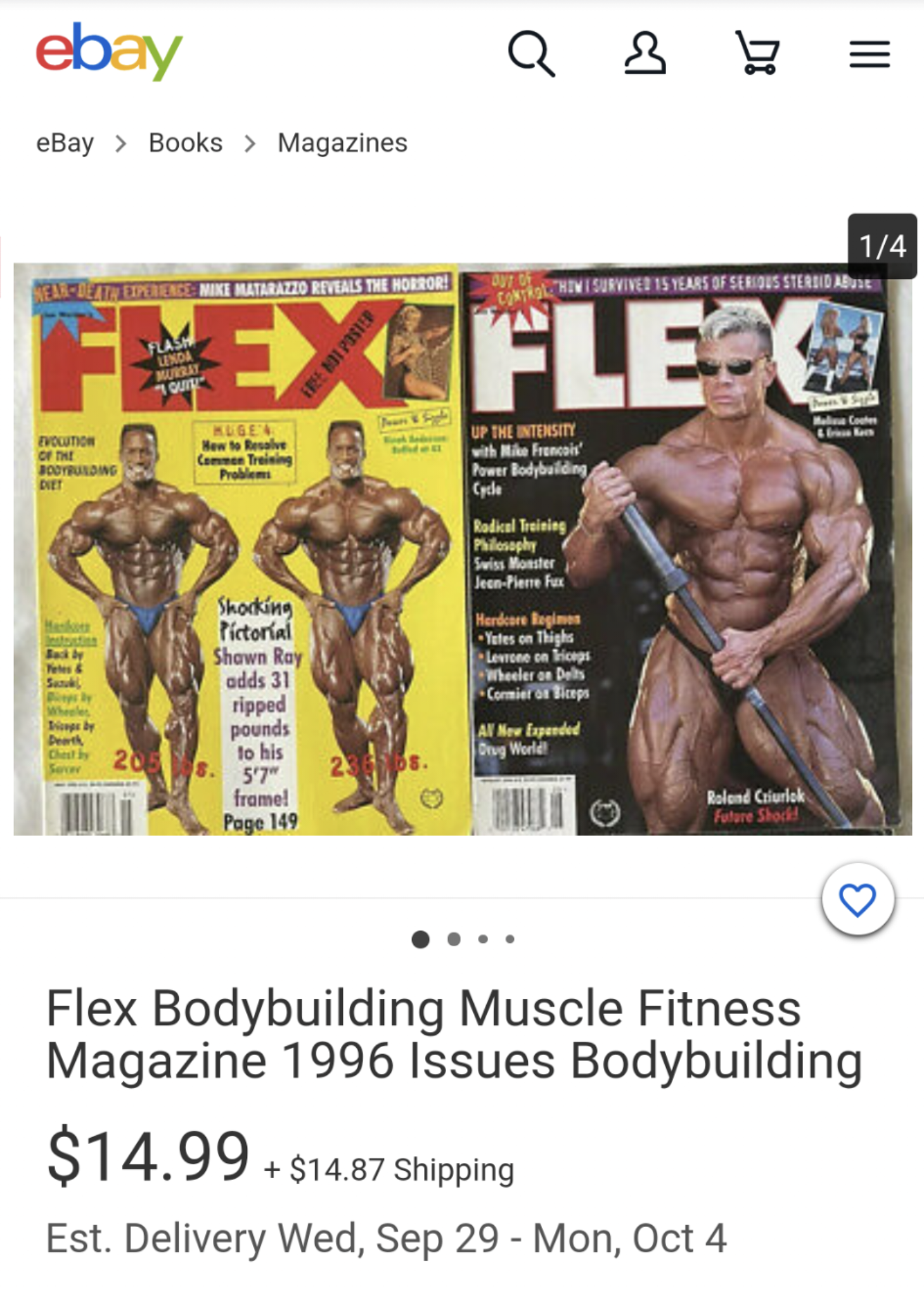 If I had kept all of my bodybuilding magazines from the 1990's would I