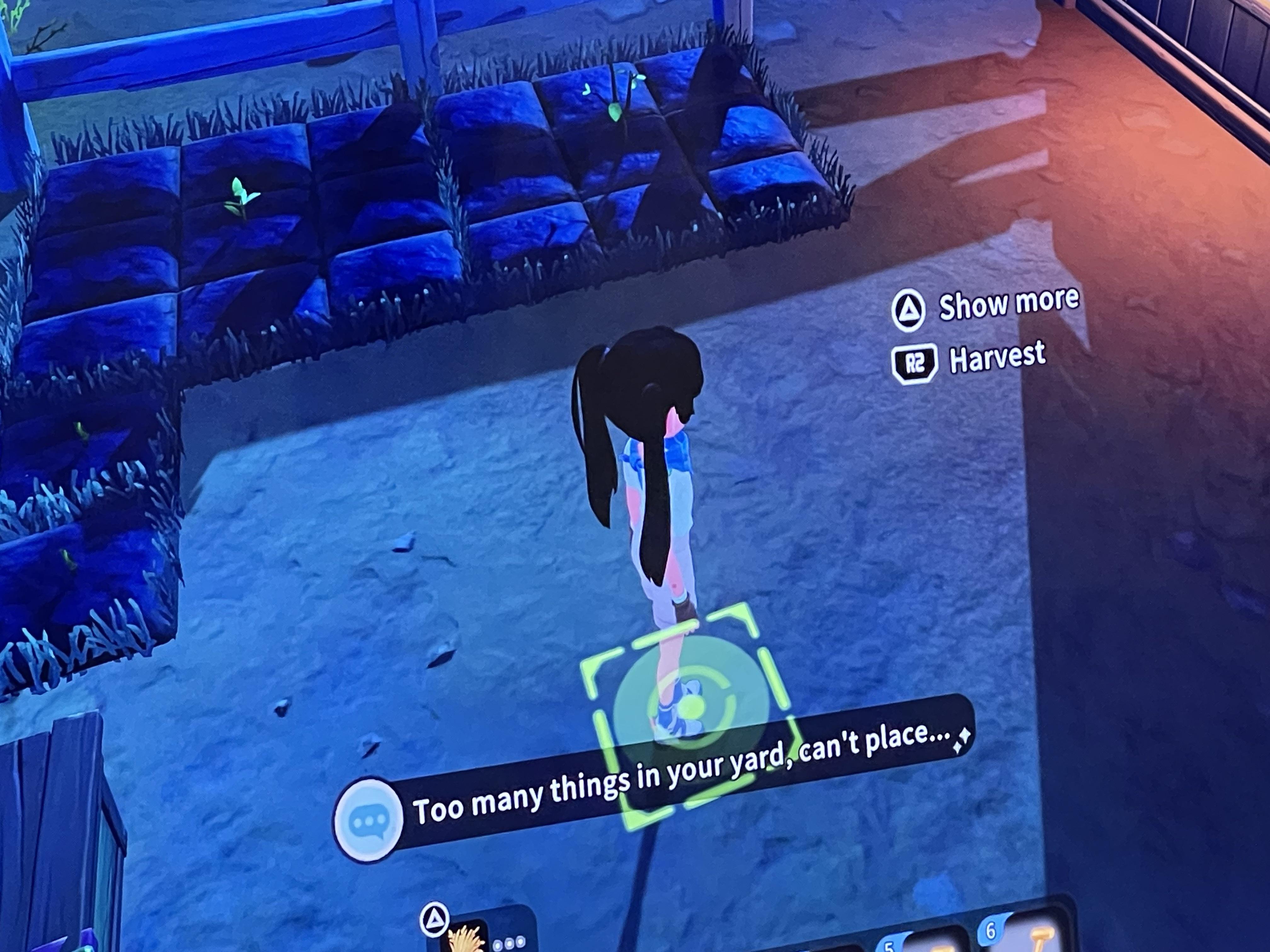 PS5 can’t place items r/MyTimeAtSandrock