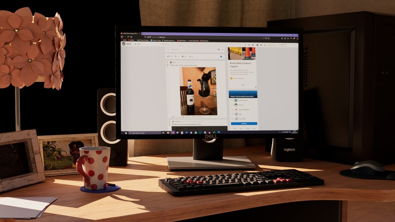 Quarantine Desk Scene r/Maya