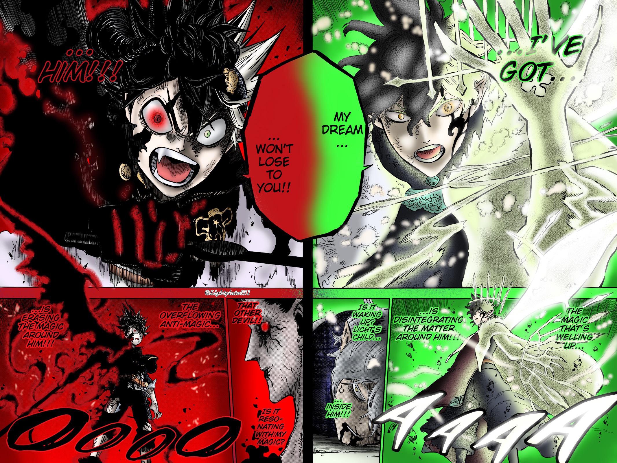 I colored a panel from chapter 197 r/BlackClover
