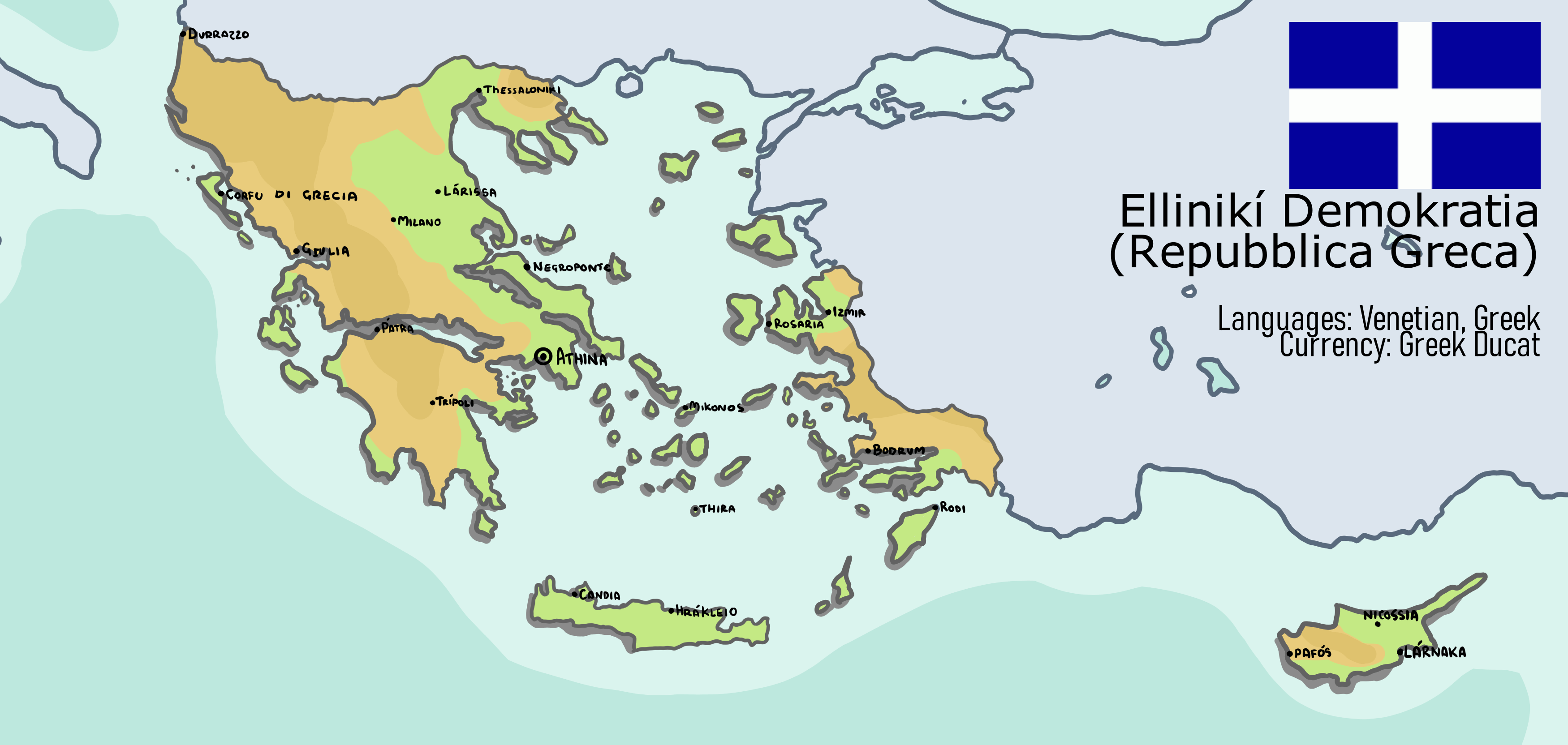 Big Greece, but at what cost? Greece as a breakaway colony r