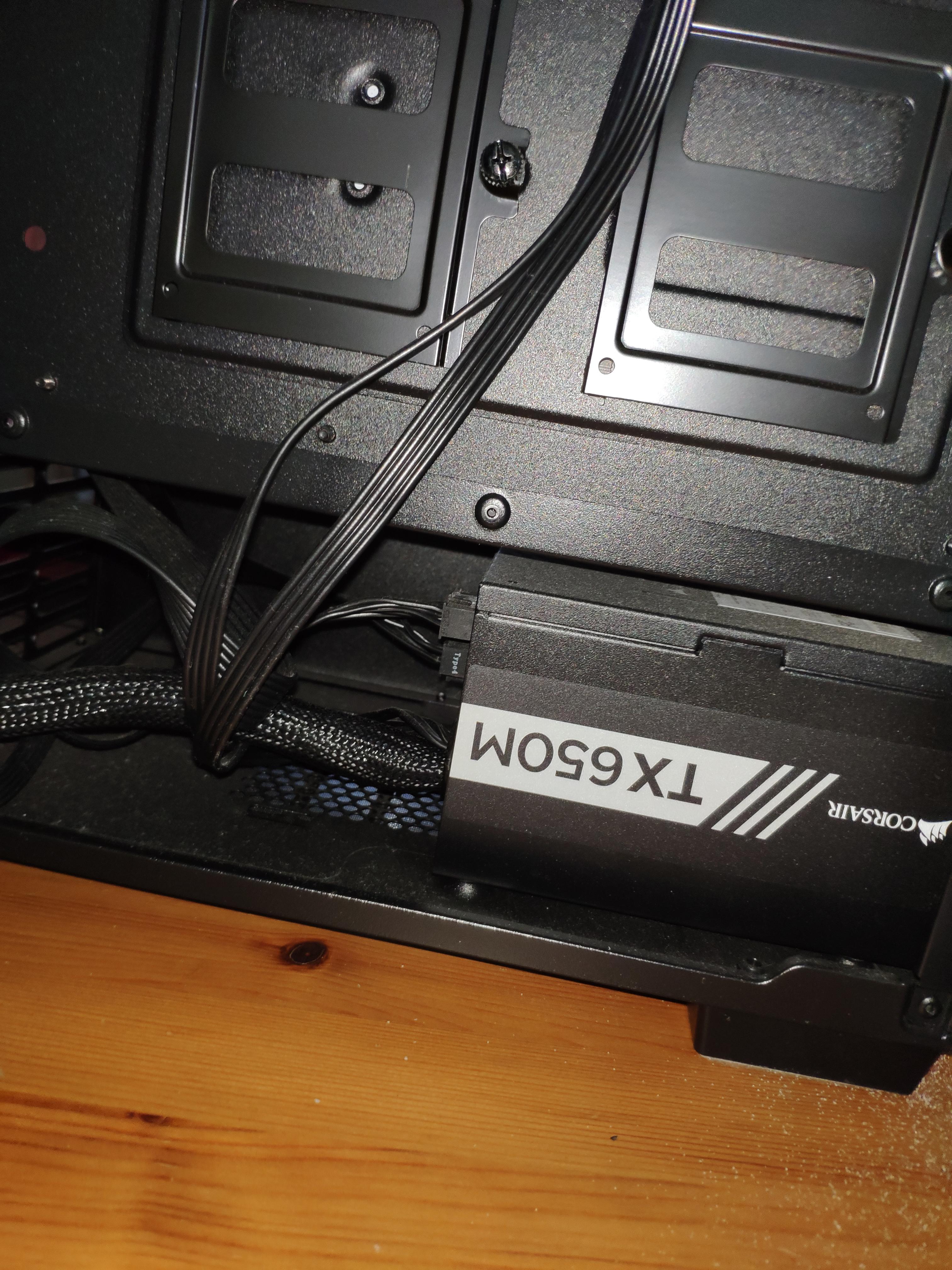 I just realized is my power supply mounted upside down ?? r