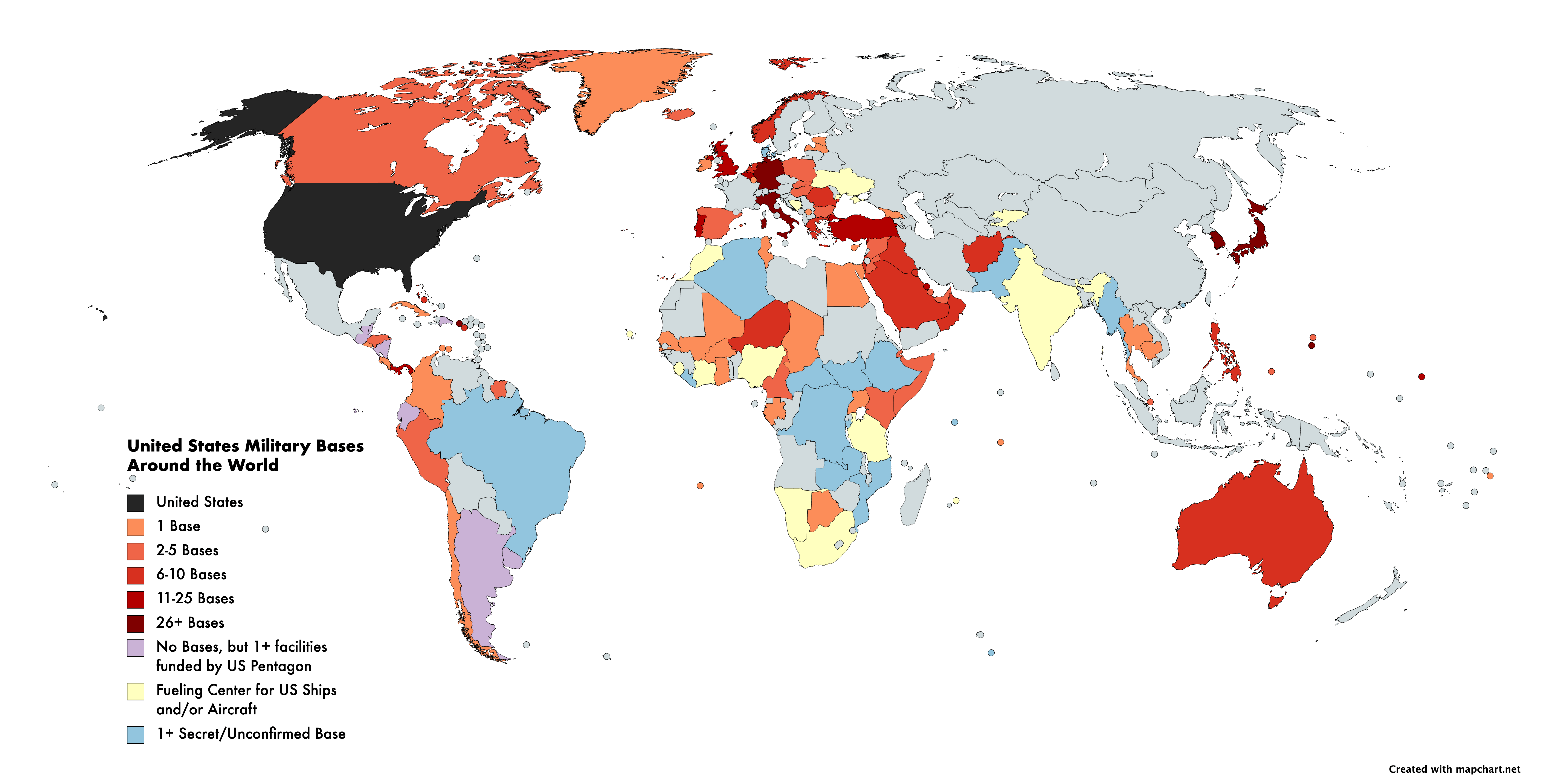 Us Bases In World Map Danica Dominique