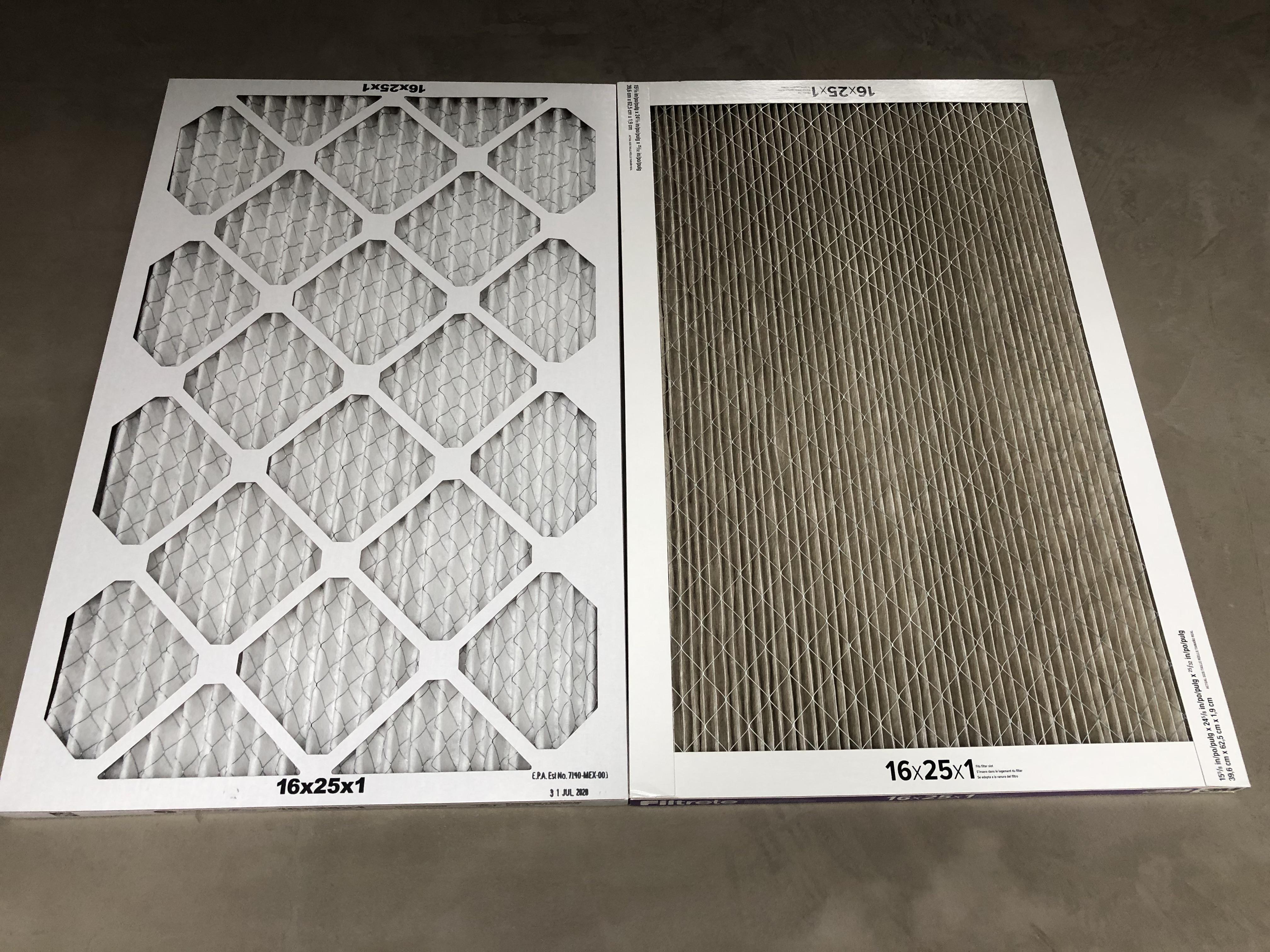 Take a moment to replace your air filters... this was after 1 week of