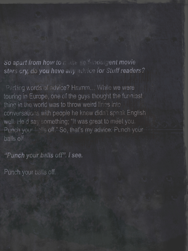 Parting words of advice. r/nin