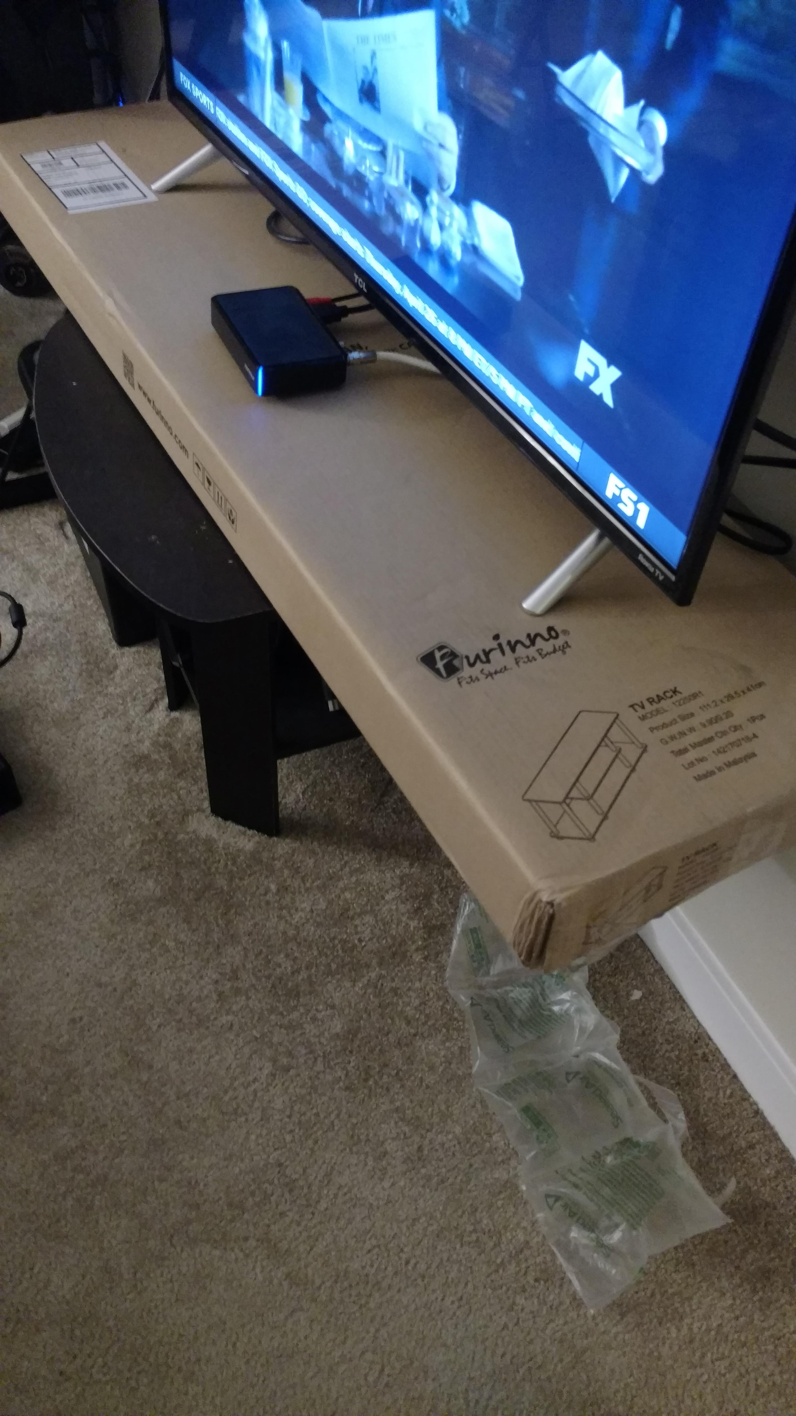 Dear Furinno, My tv stand works perfectly! r/funny
