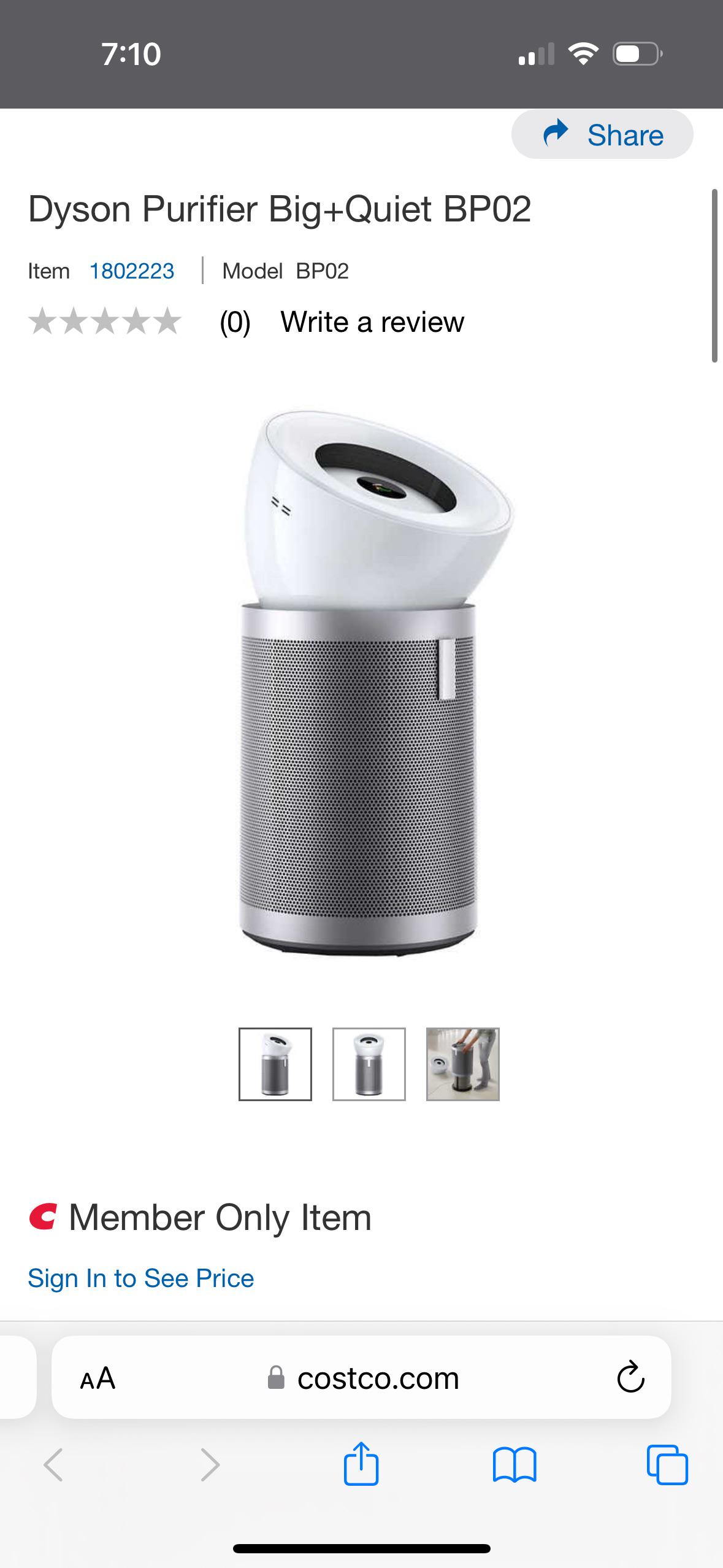Who costco Member only items price?? It’s Dyson BP02 : r/santarosa