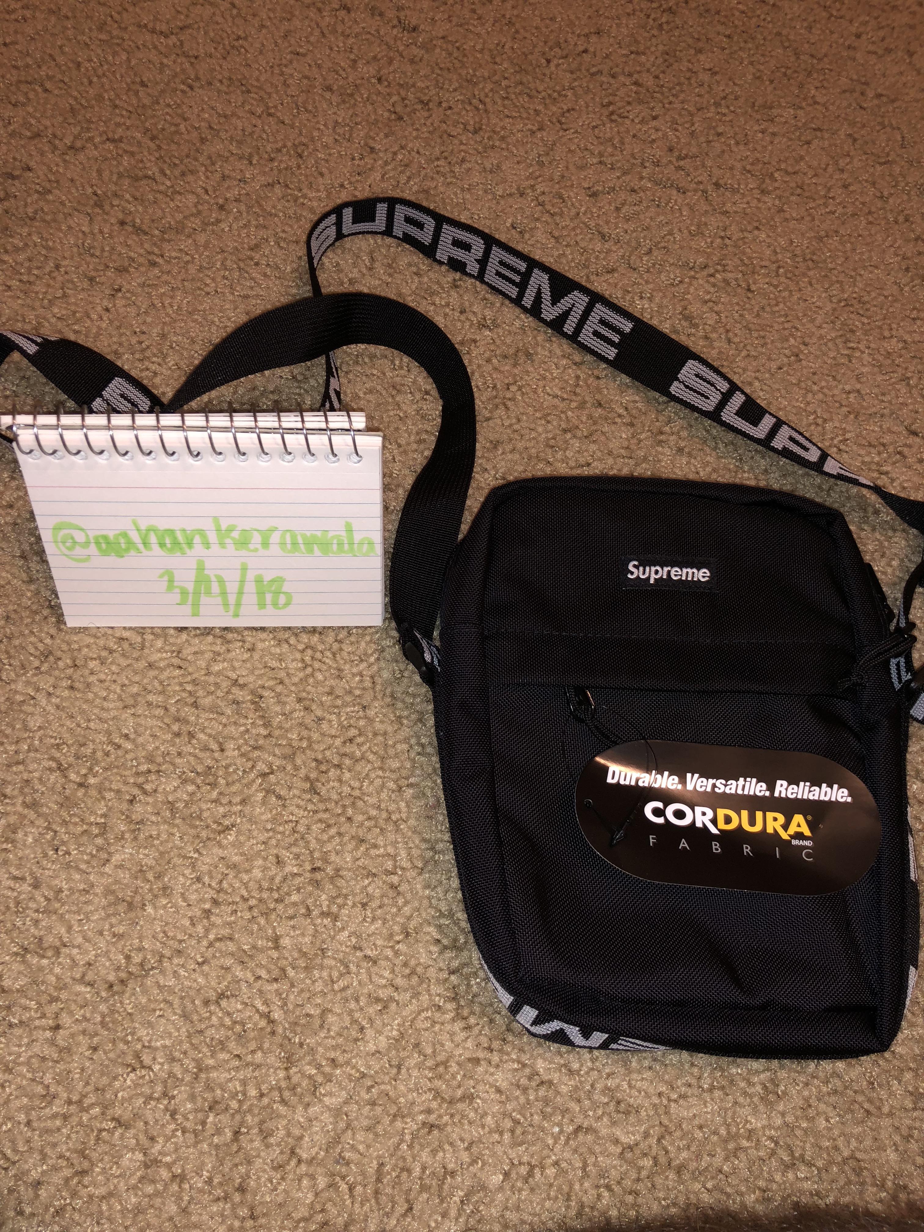 [FS] Black Supreme Shoulder Bag SS18 110 OBO r/StreetwearSales