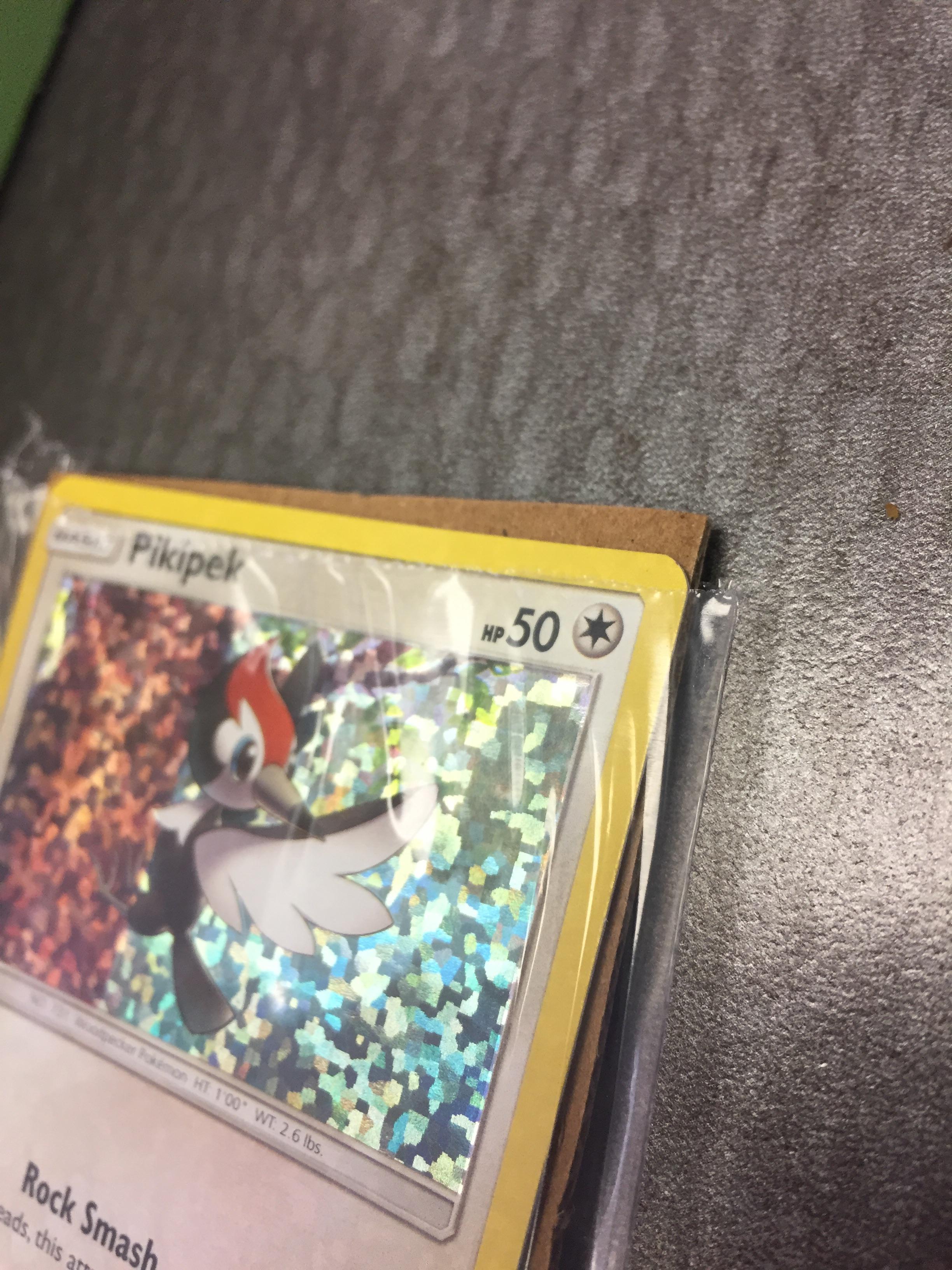 McDonalds puts a piece of cardboard behind their cards to prevent