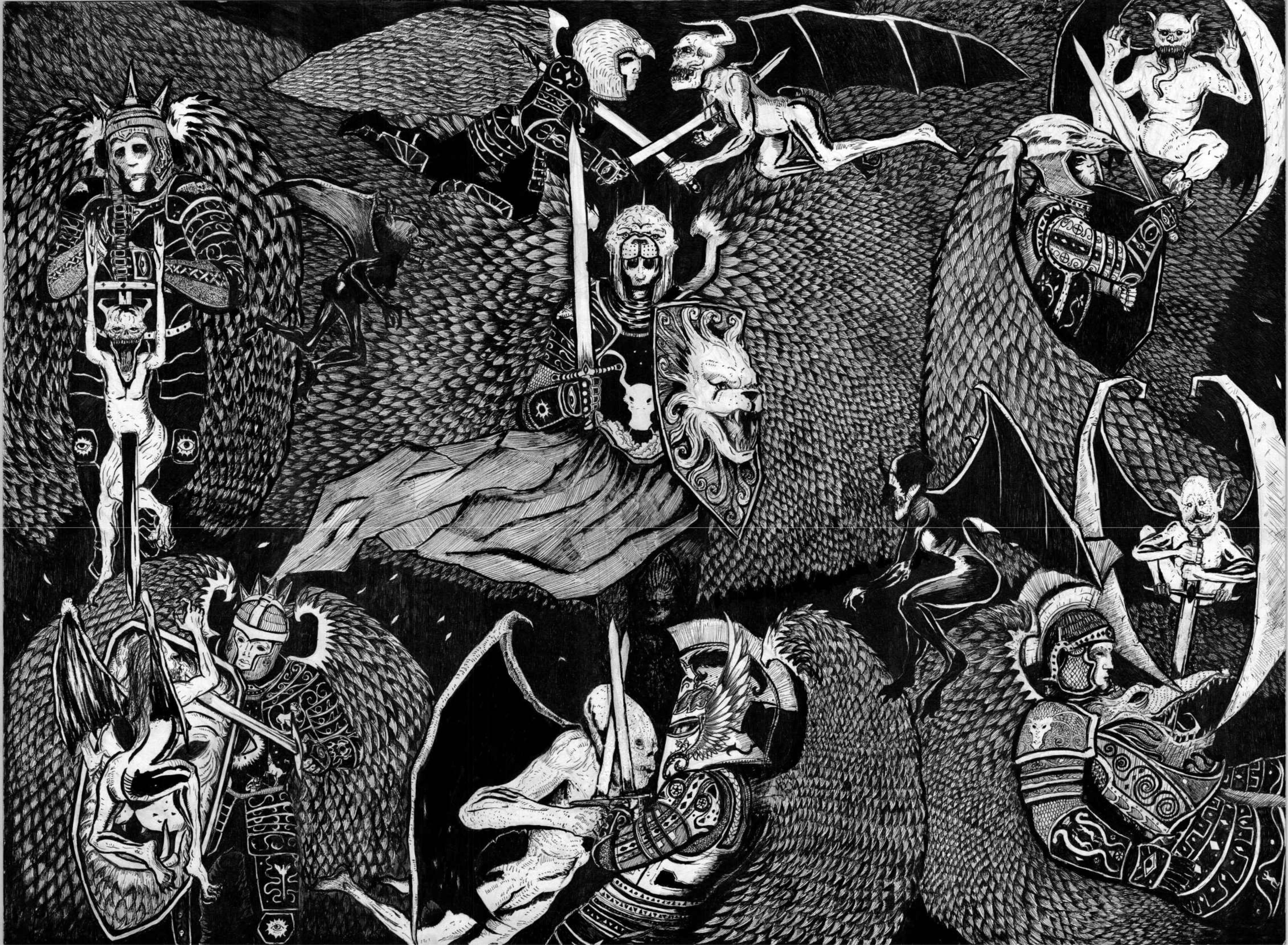 [for hire] traditional pen and ink artist available for commission work