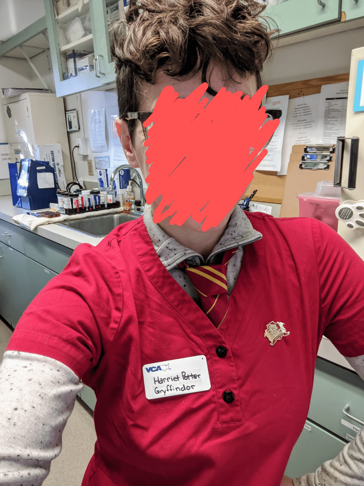 My low effort, work friendly Halloween costume! What did you all do