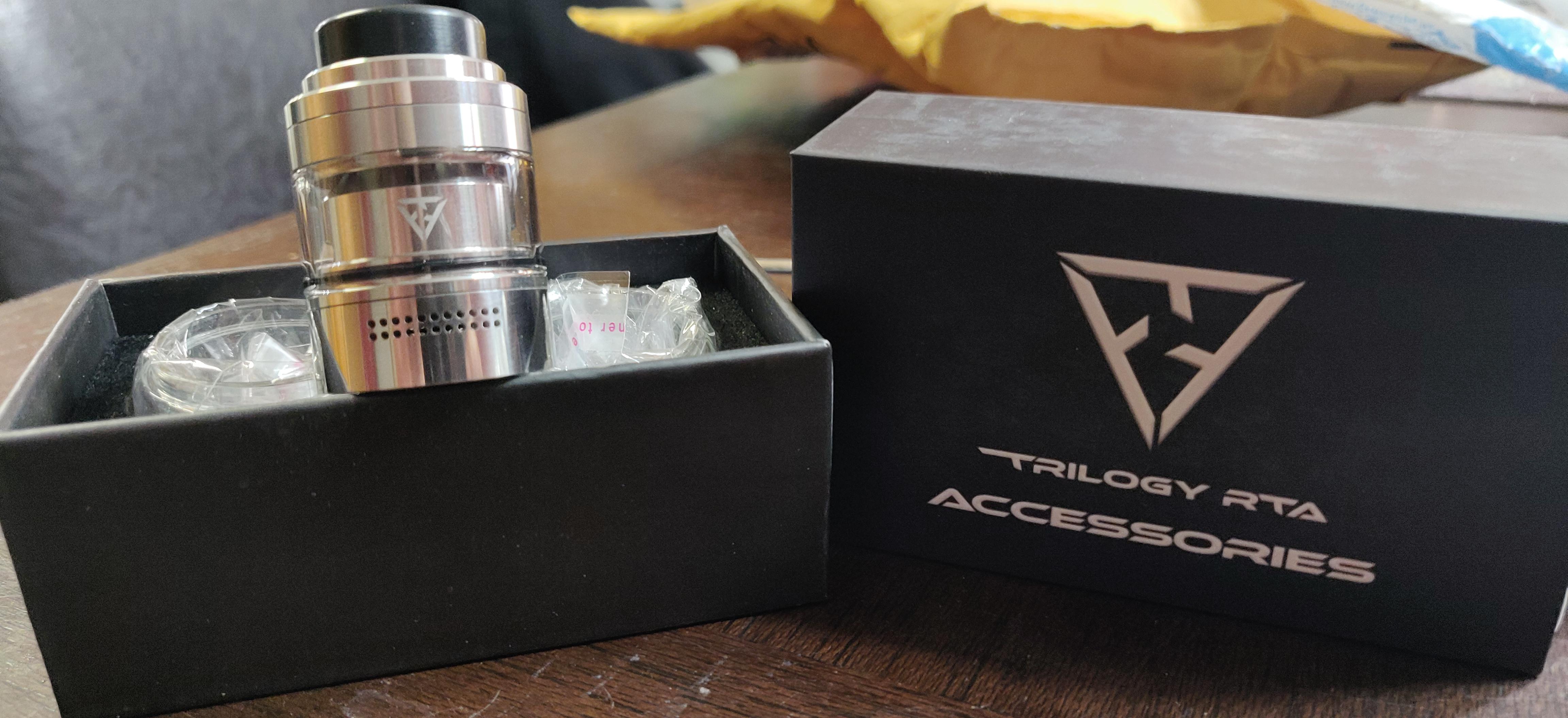 Vape mail. Got me a trilogy Vaping