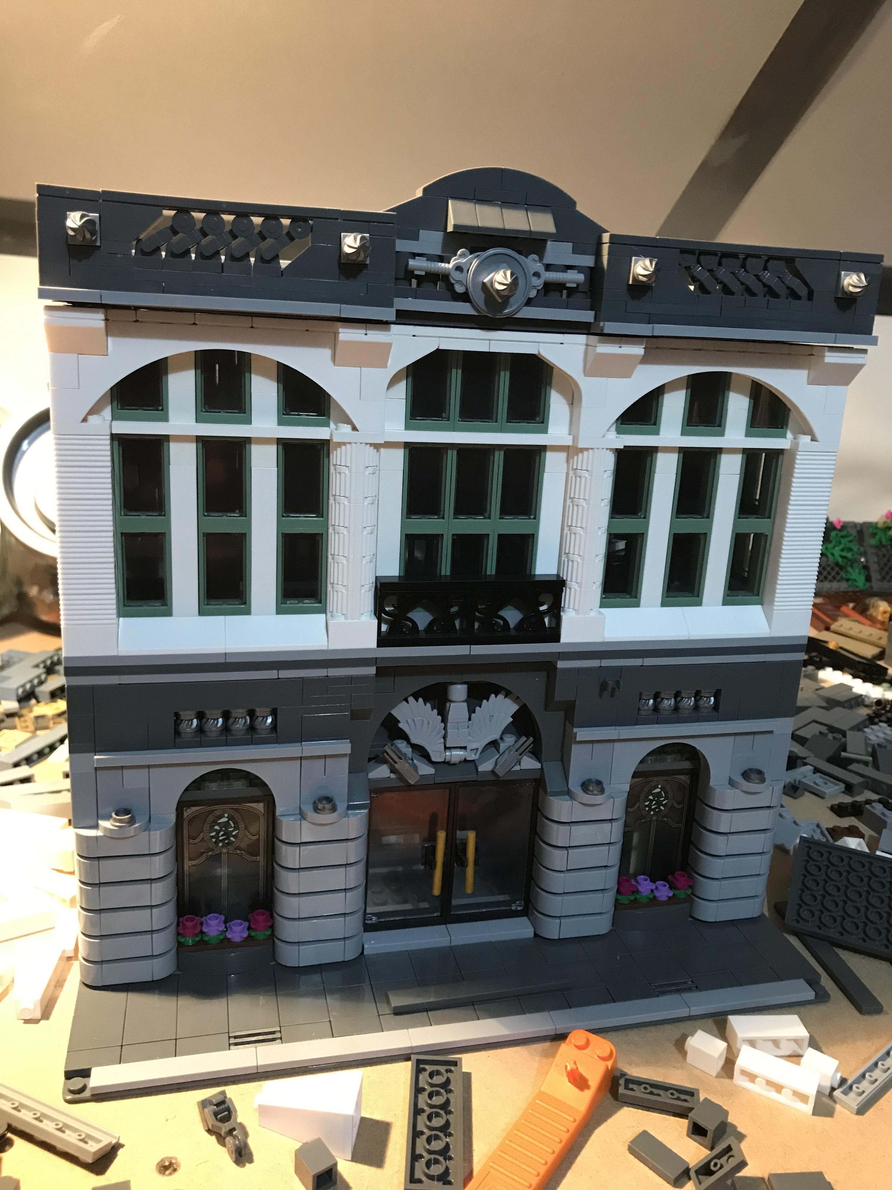 Finished my Brick Bank rebuild r/lego