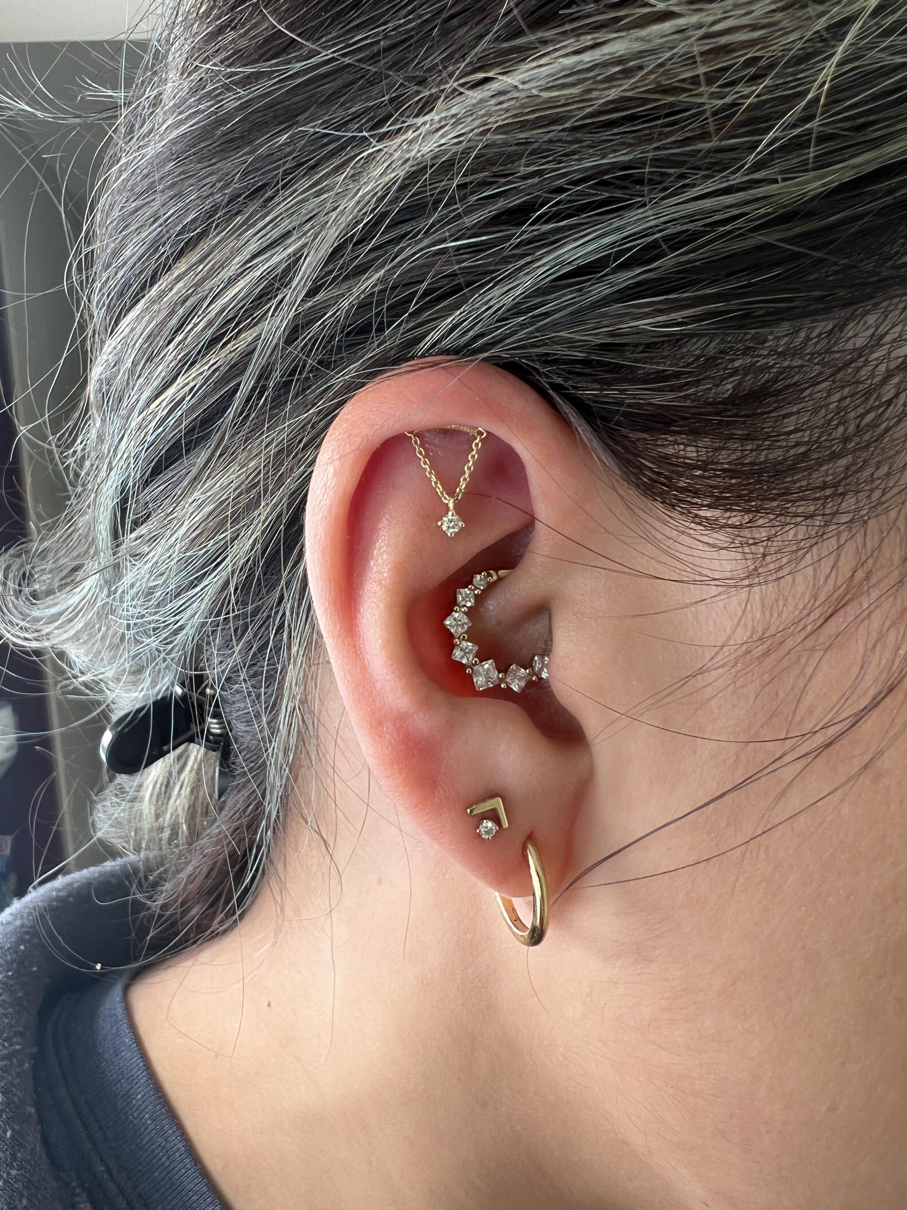 Finally got my custom BVLA daith ring r/piercing