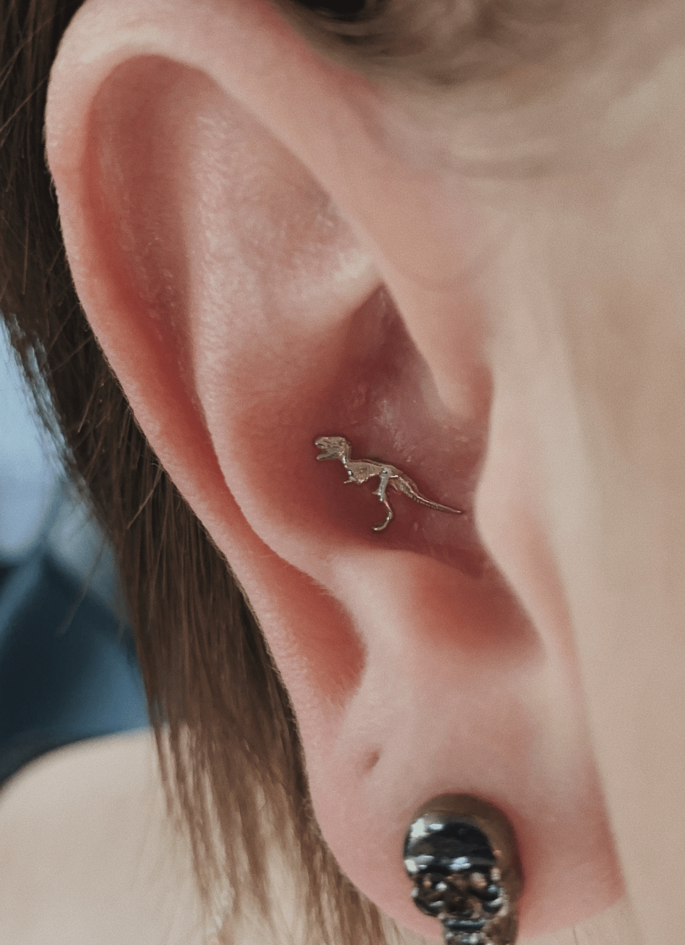 Loving my new conch piercing 😍 Done at Studio Seven in Wilmington, NC
