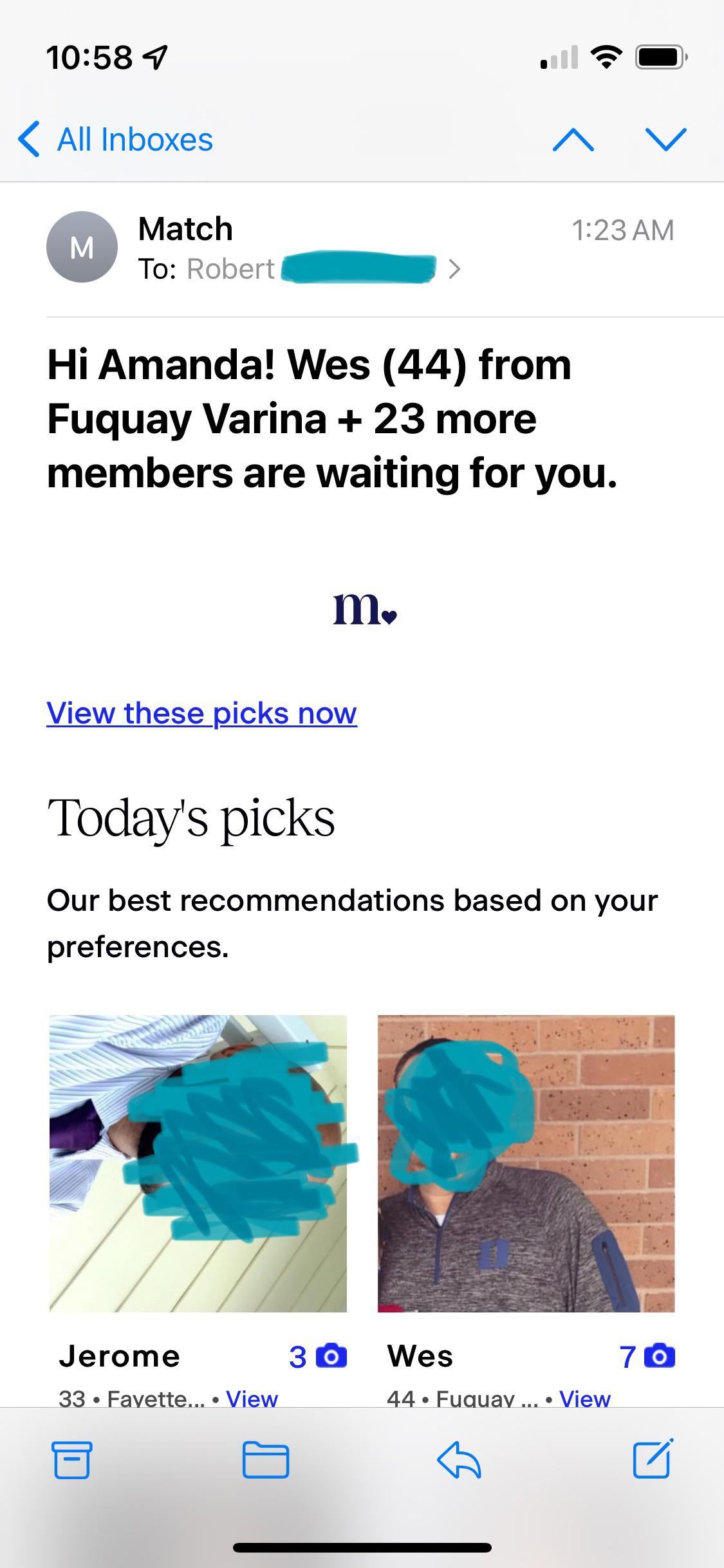 Apparently someone used my name and my friends email to