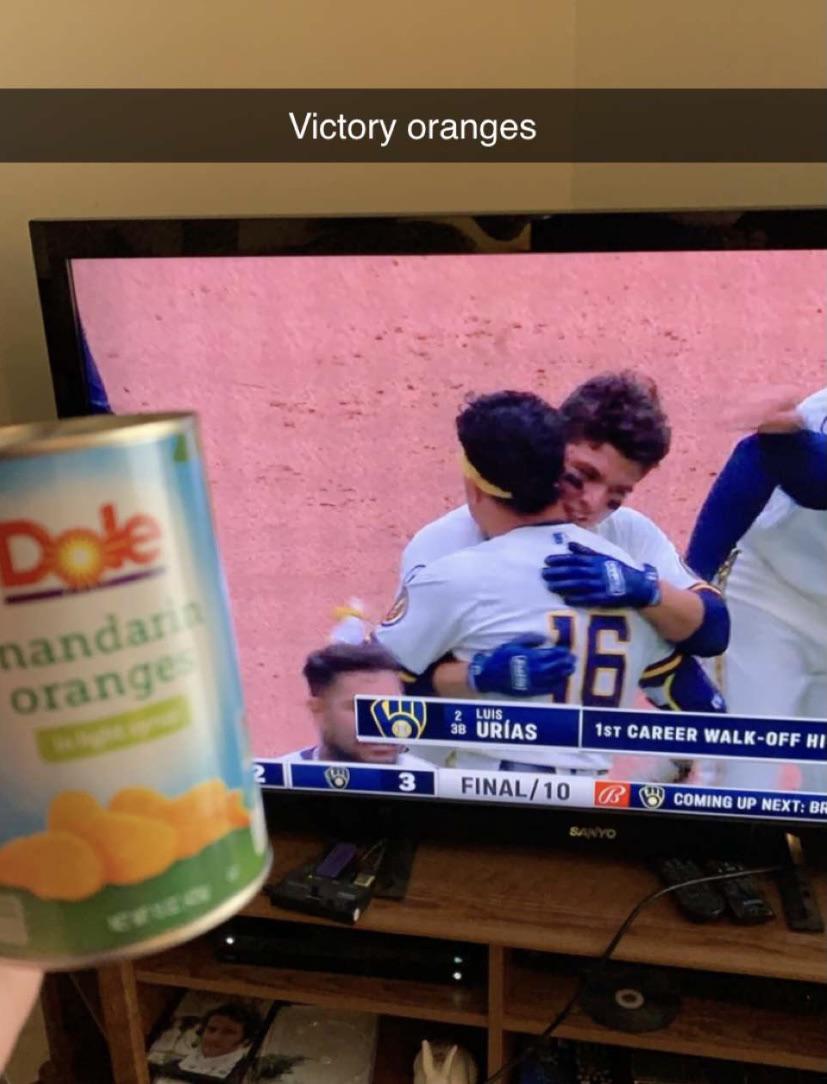 Yesterday’s Victory Oranges r/Brewers