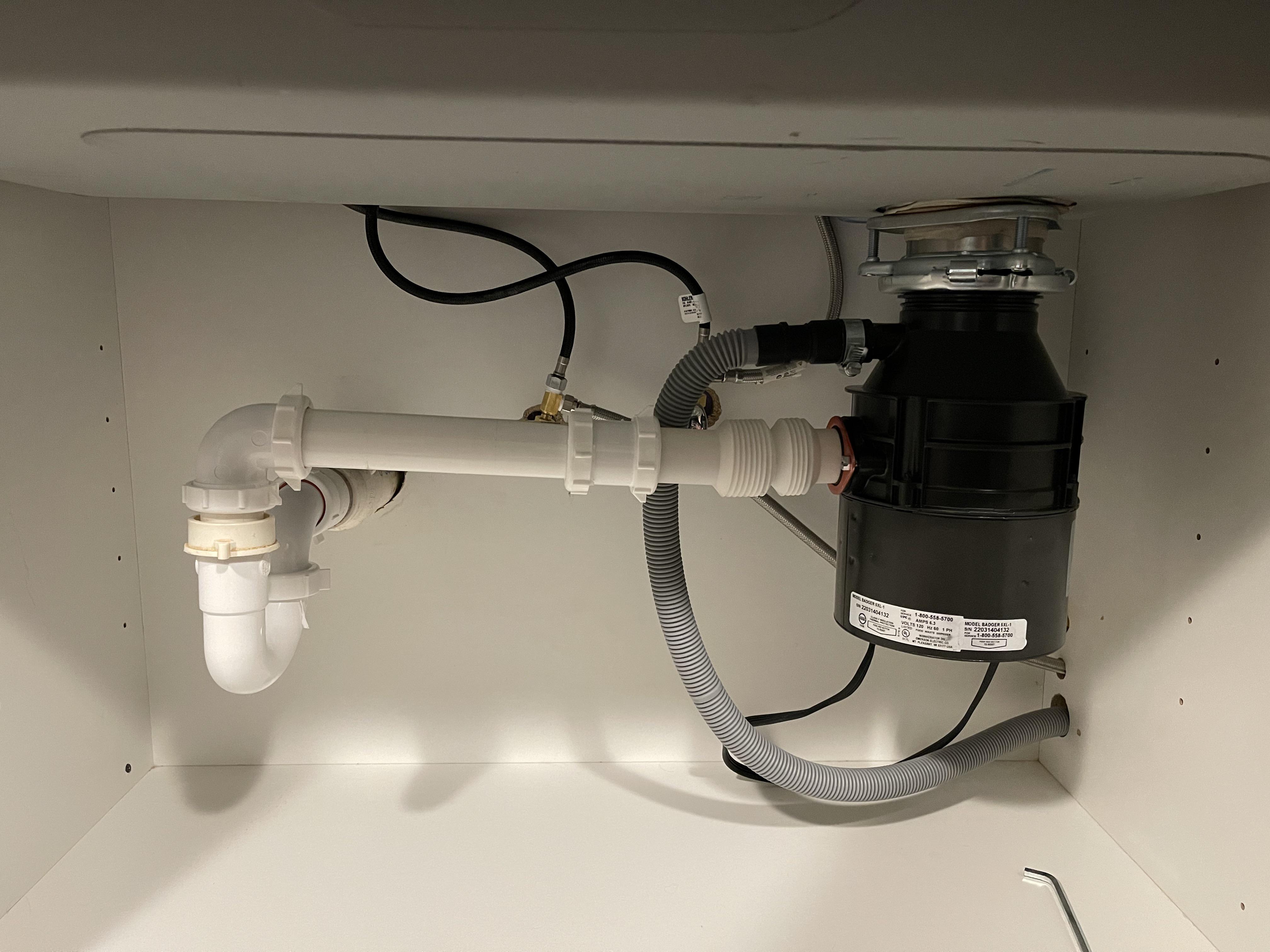 Kitchen remodeled, new sink is deeper. I’m afraid that the water isn’t