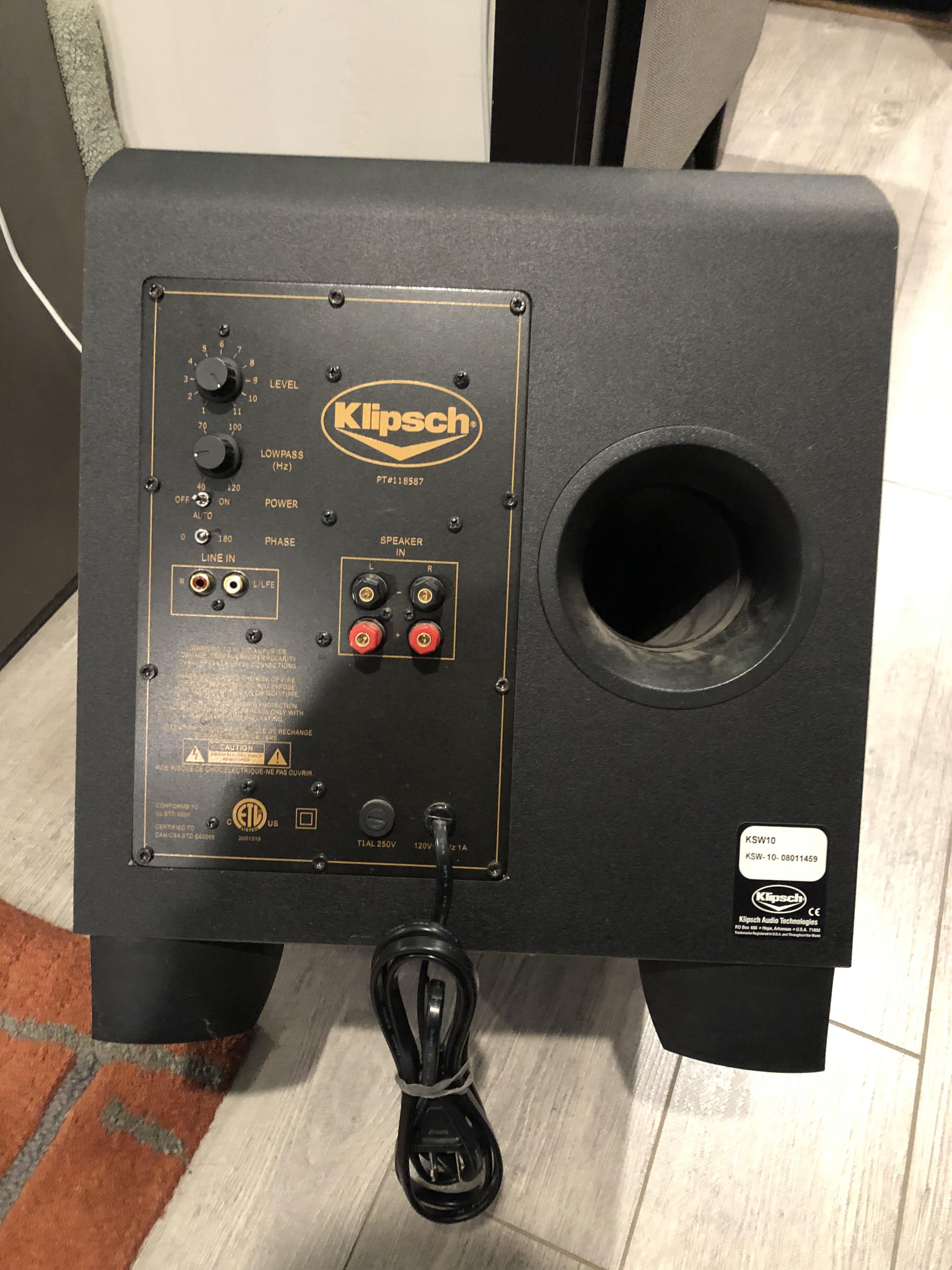 Tube amp with Heresy IV’s Klipsch