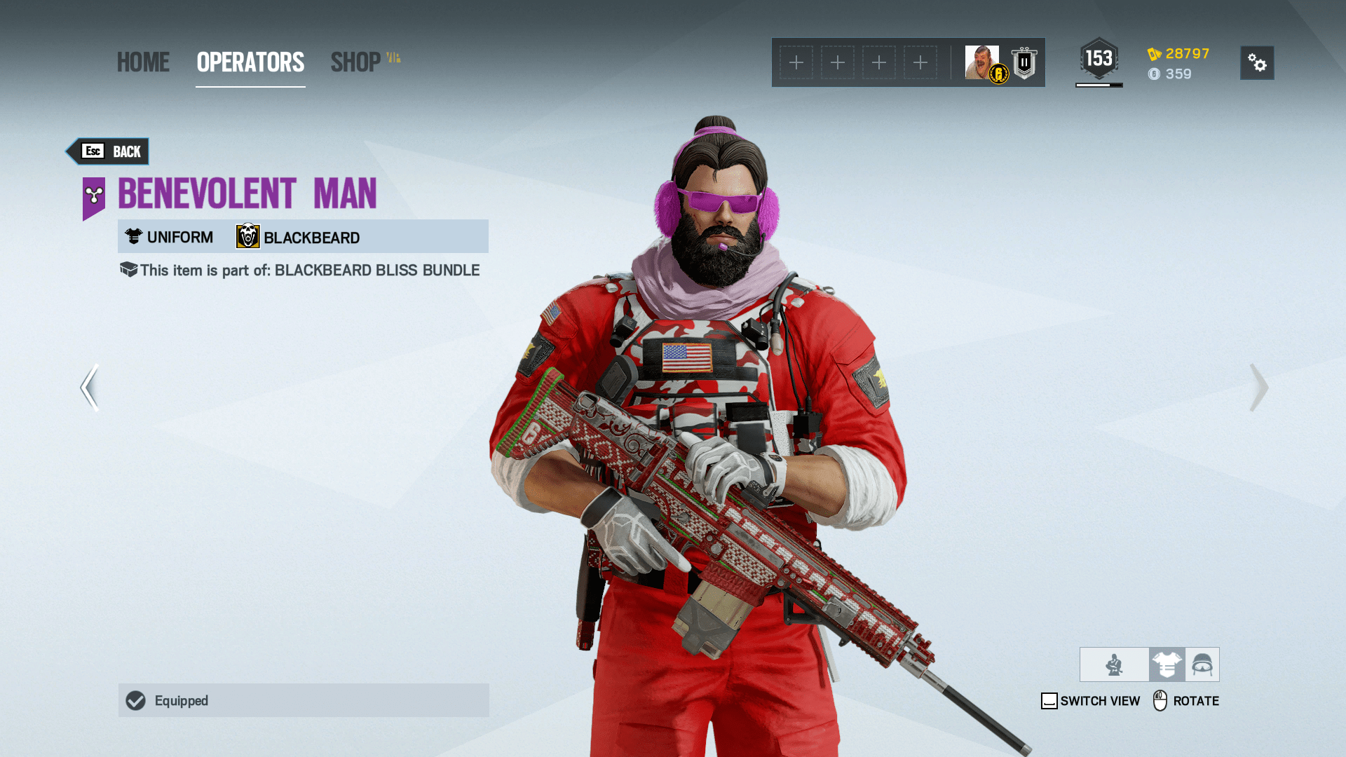 Blackbeard Xmas Mix Set R6SiegeFashionAdvice