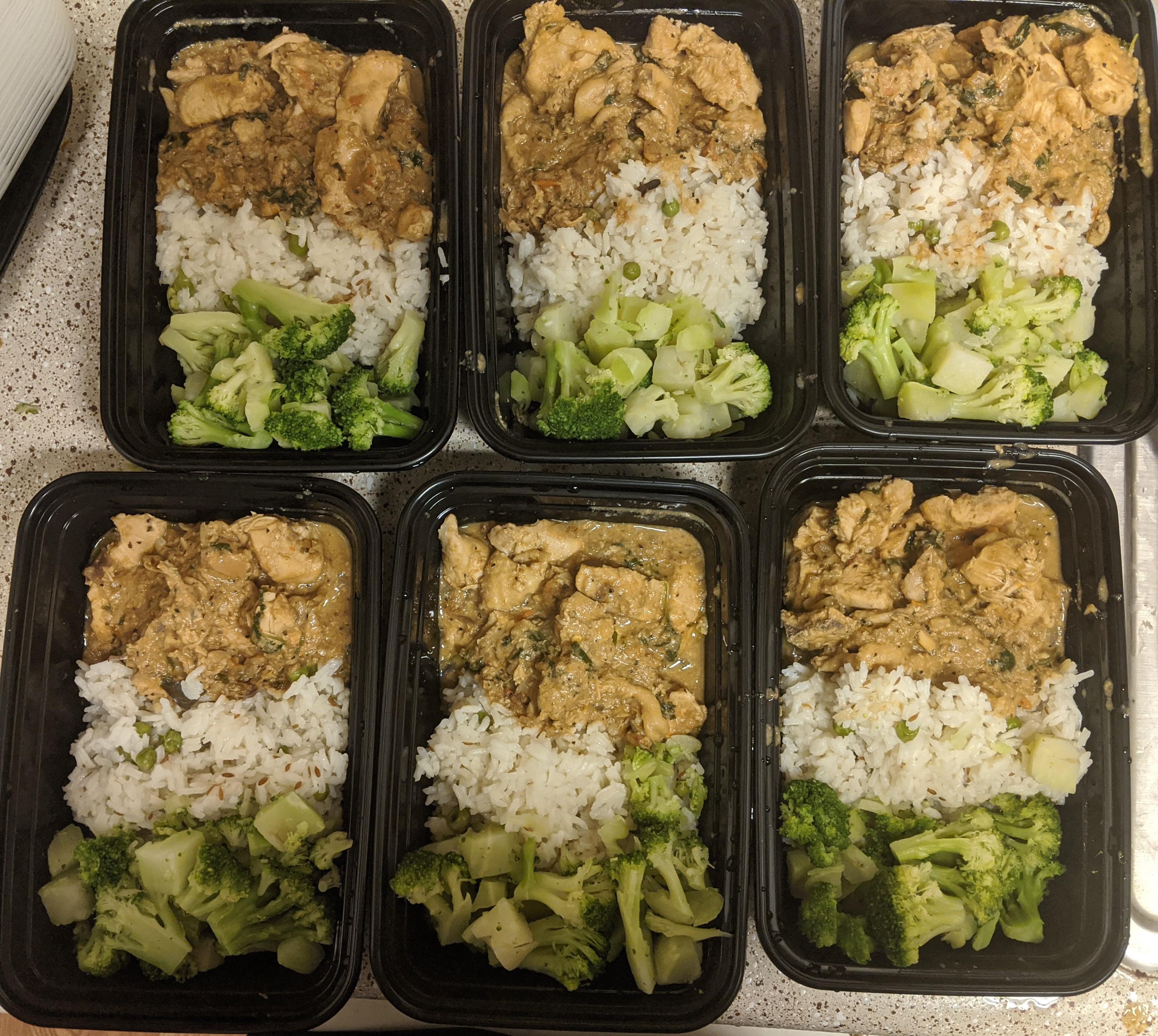 Meal prep Rice, Chicken Curry and Broccoli! r/MealPrepSunday