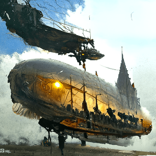 I ask an AI art generator to create a Steampunk companion