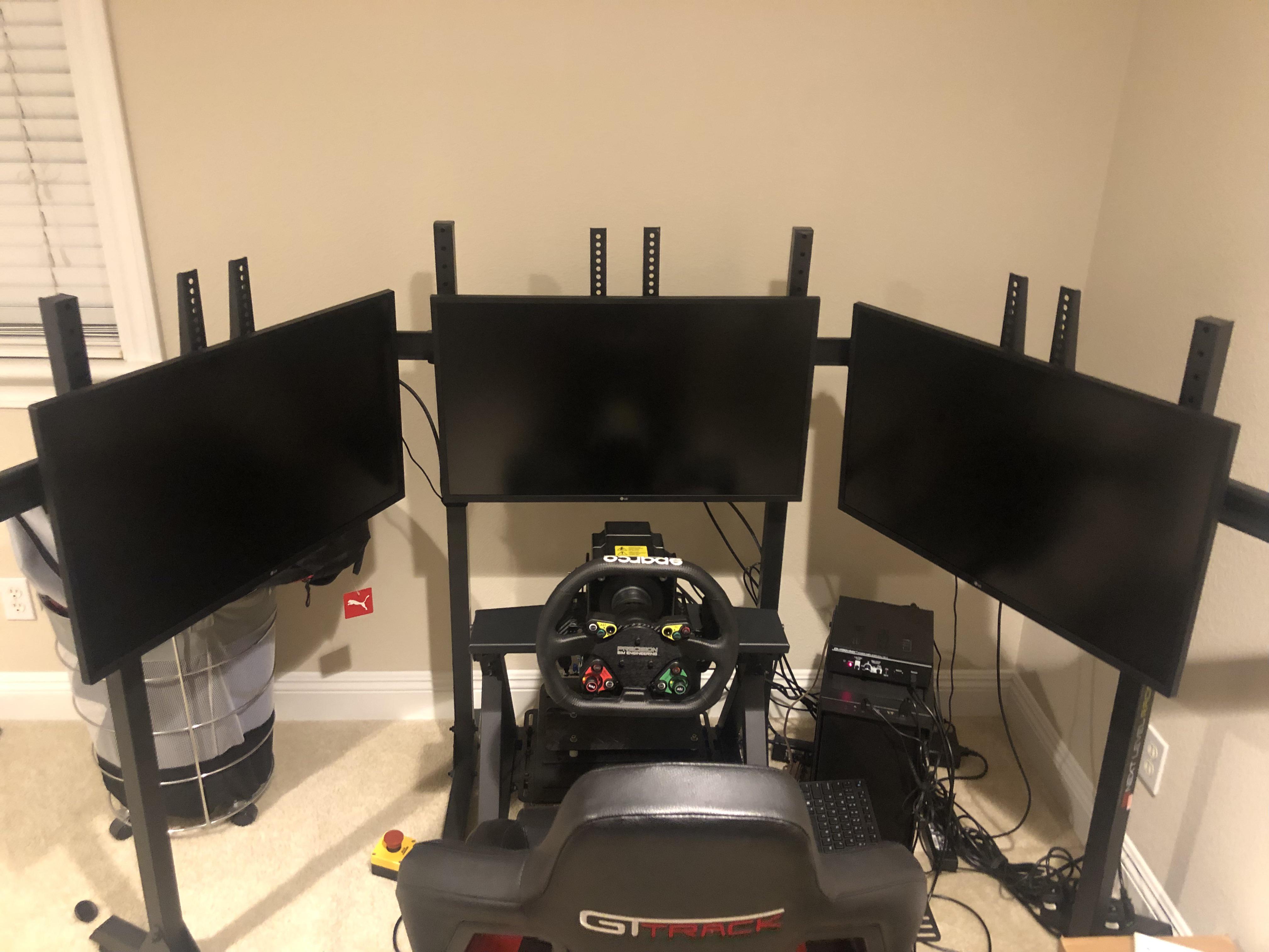 Why are my monitors gapped. I can’t get my 32” monitors on the next