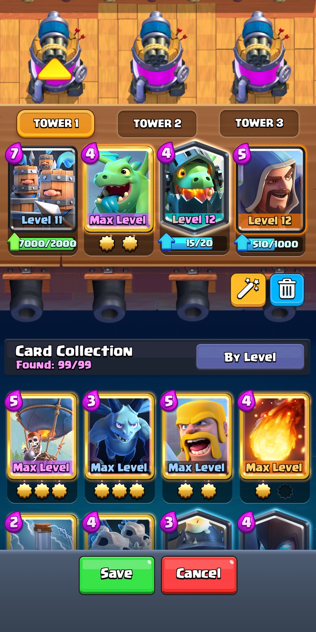 What's the best defense troops combination for all 3 towers in boat