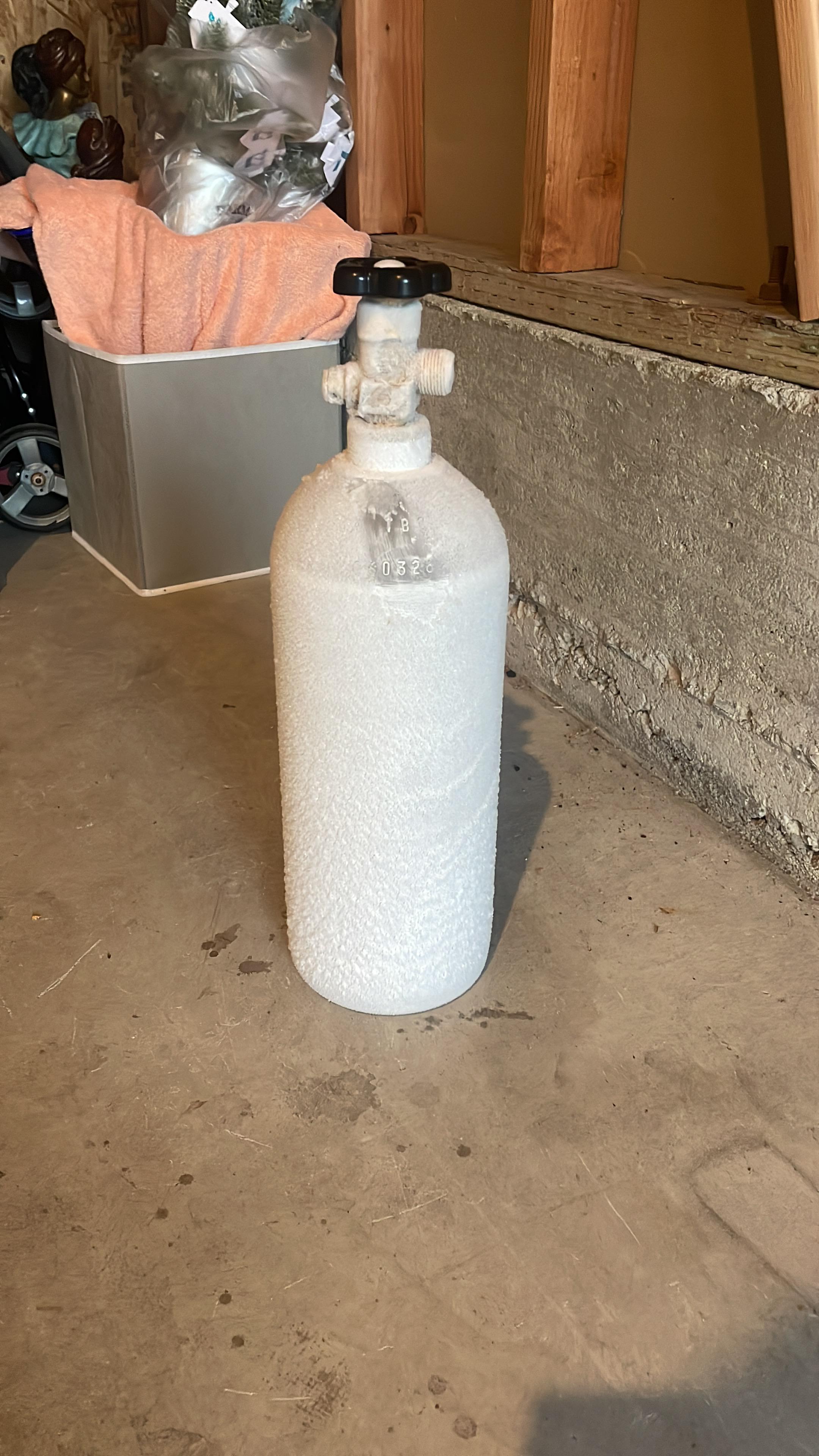 Co2 tank froze over. How to dispose of it? r/SodaStream