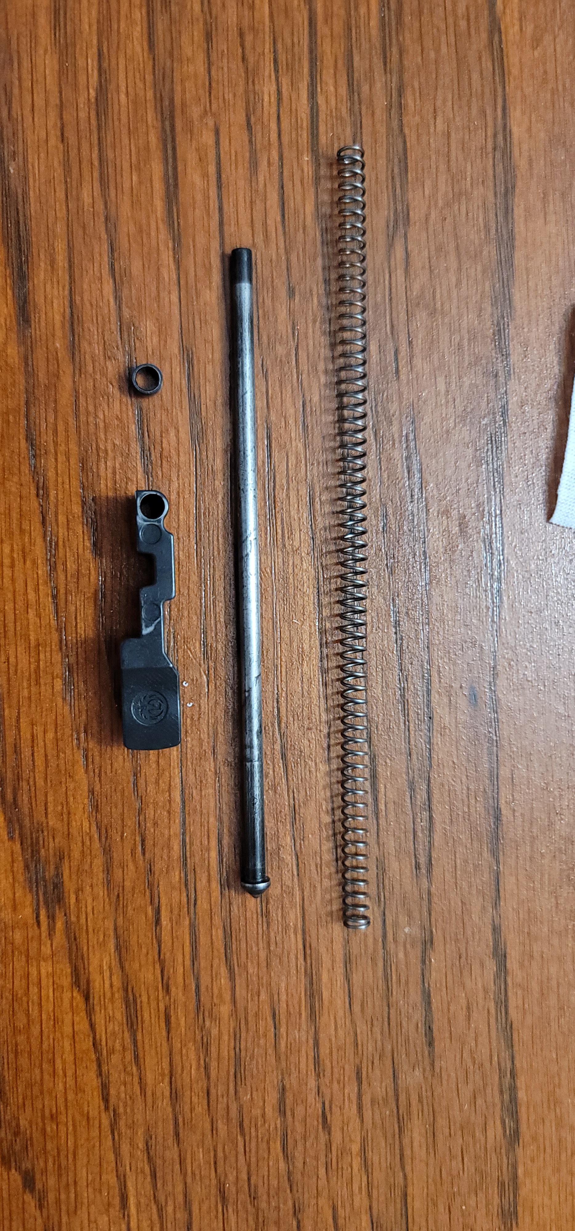 Cleaning my 10/22, and the recoil spring assembly flew apart. Any