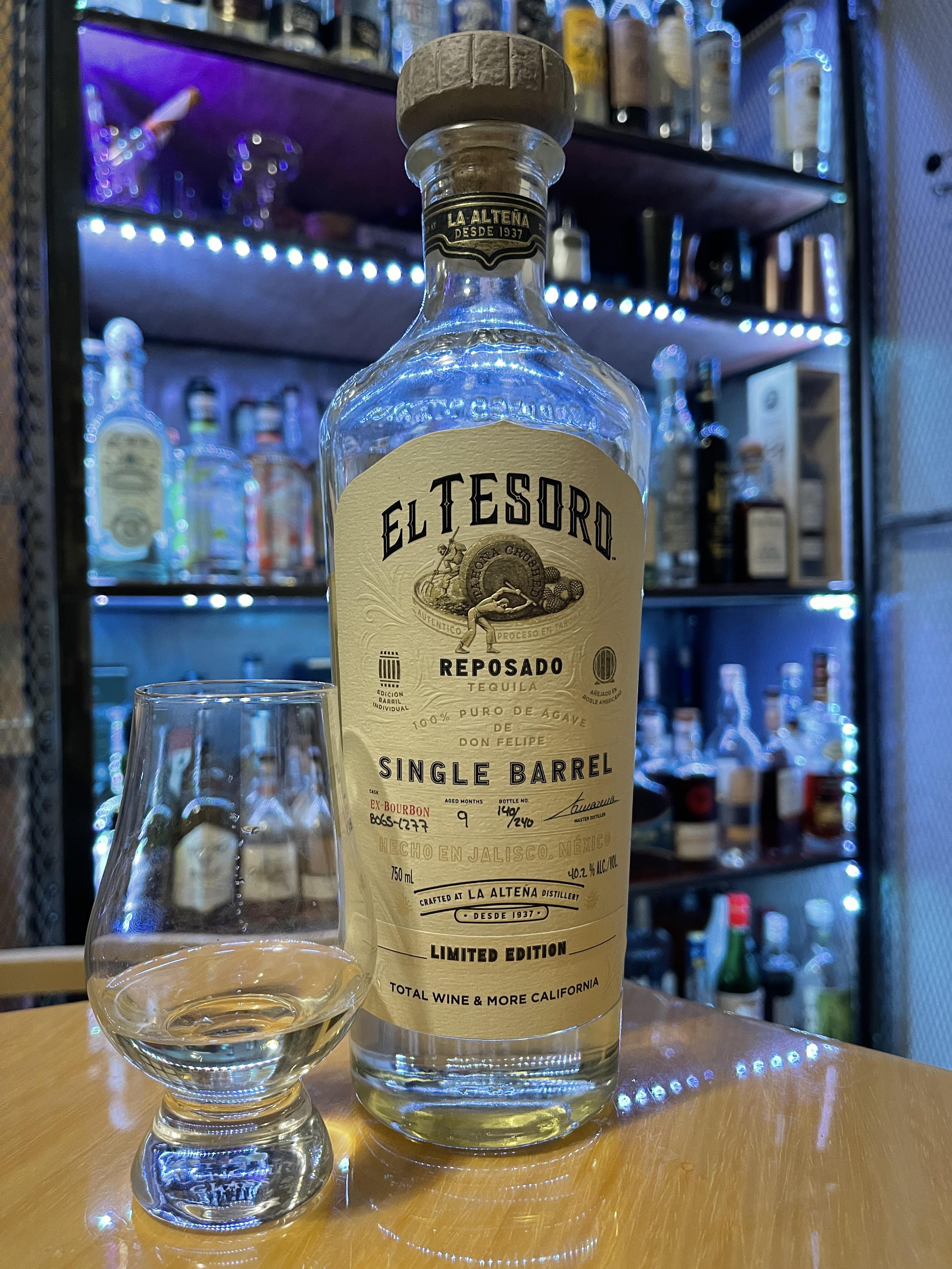 Review 9 El Tesoro Reposado SiB (Total Wine) r/tequila
