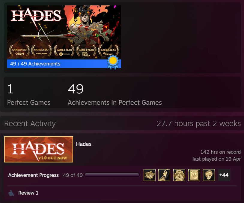 I'm so happy to have this be my first Steam game to get all