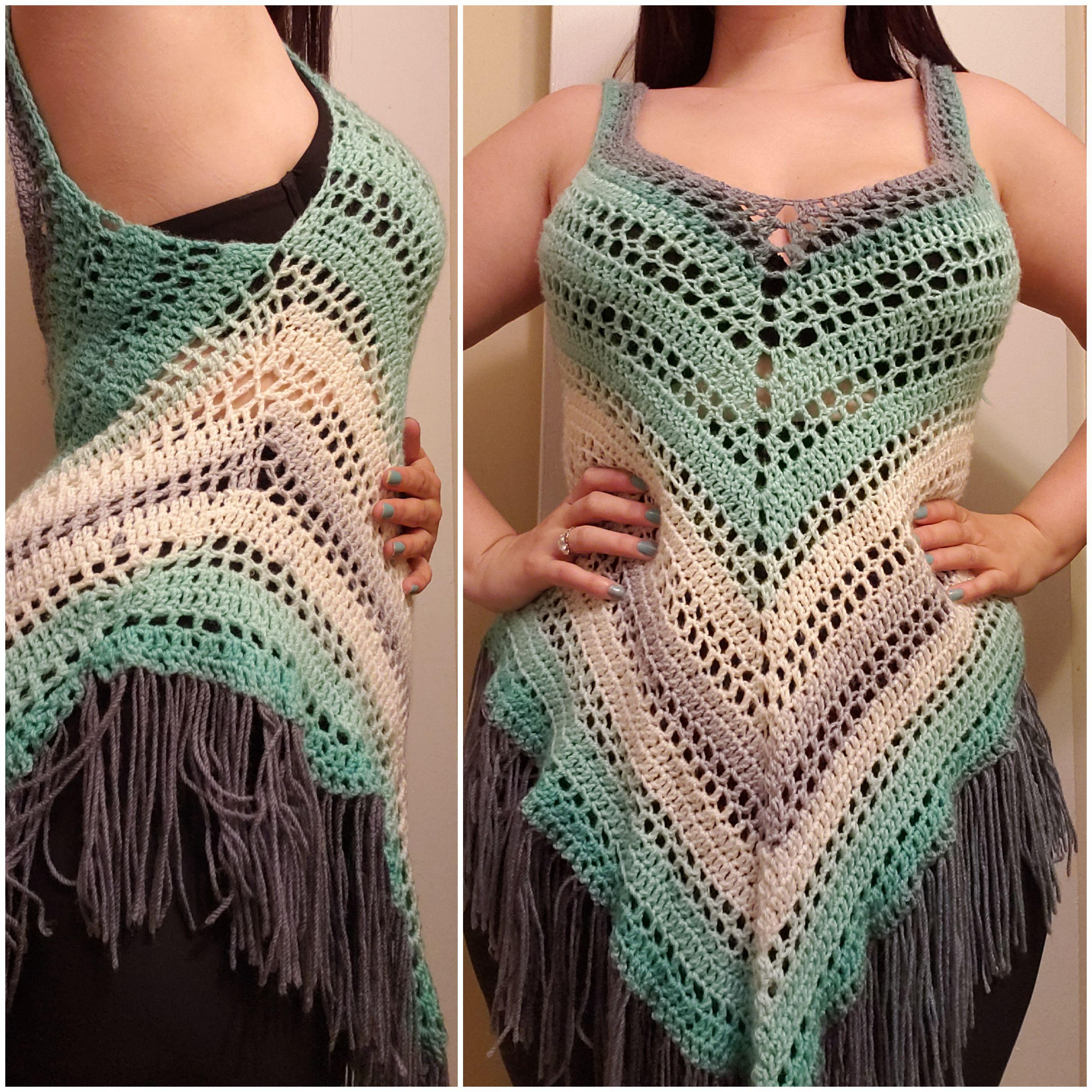 Bathing suit cover up crochet