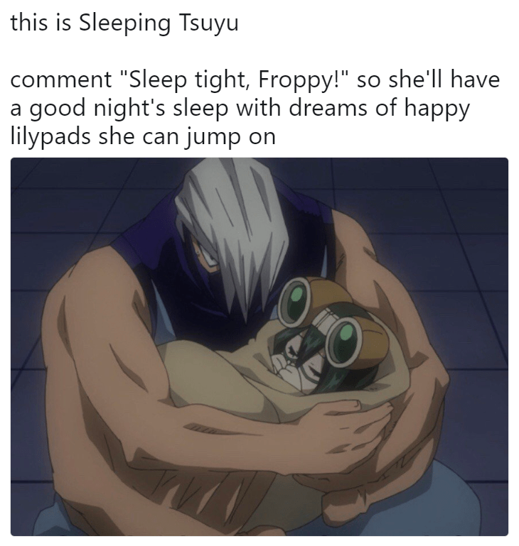 Sleep tight, Froppy! Animemes